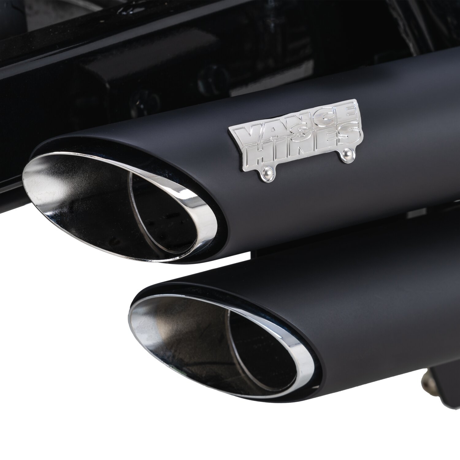 Vance & Hines, shortshots staggered PCX exhaust, Black