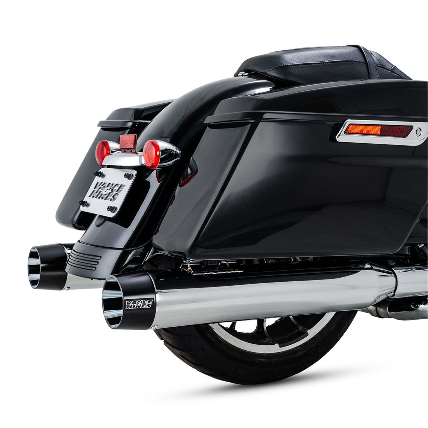 Vance & Hines, Blackbird 450 slip-on mufflers, Chrome