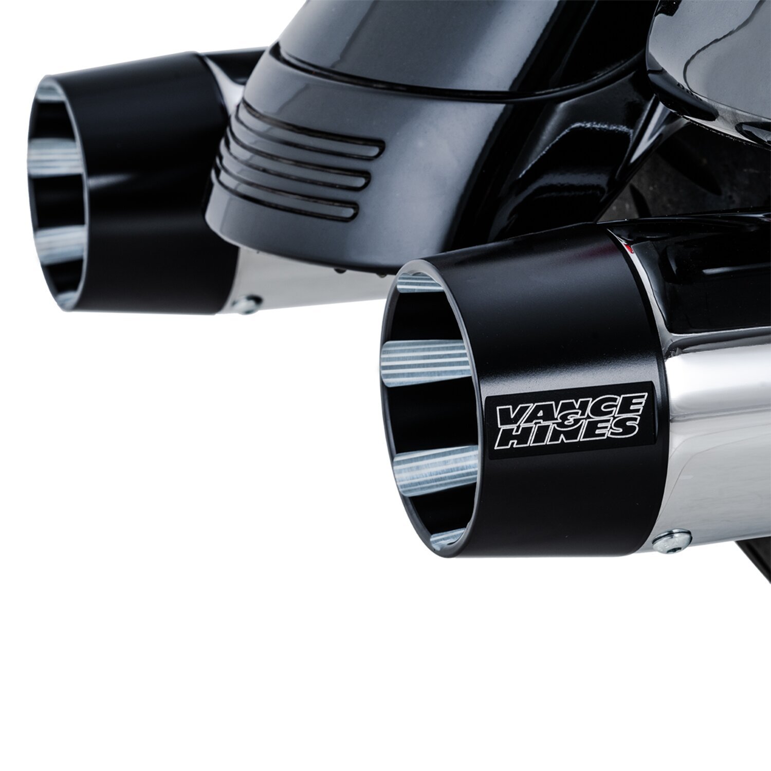 Vance & Hines, Blackbird 450 slip-on mufflers, Chrome