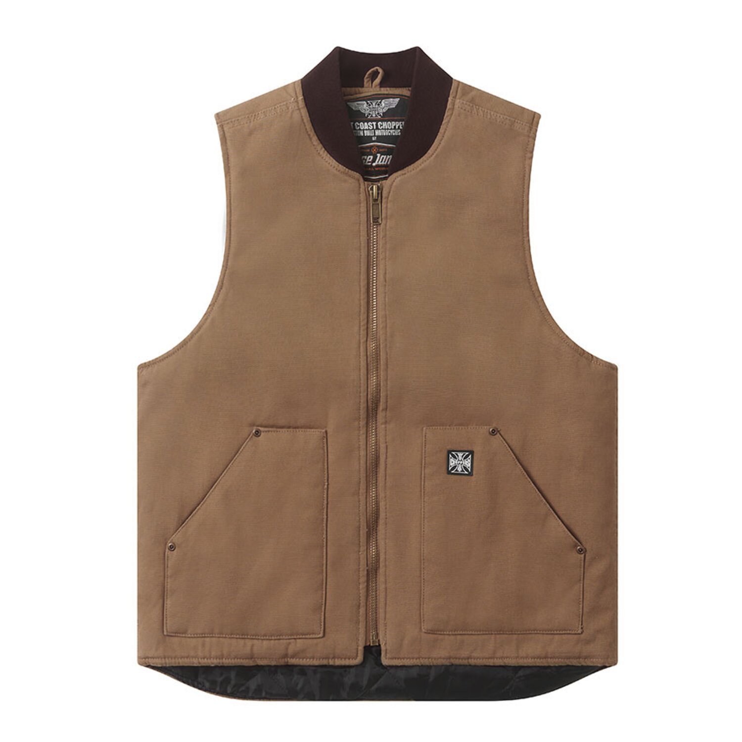 WCC Heavy Duty Work vest, frontier Brown, Brown, S