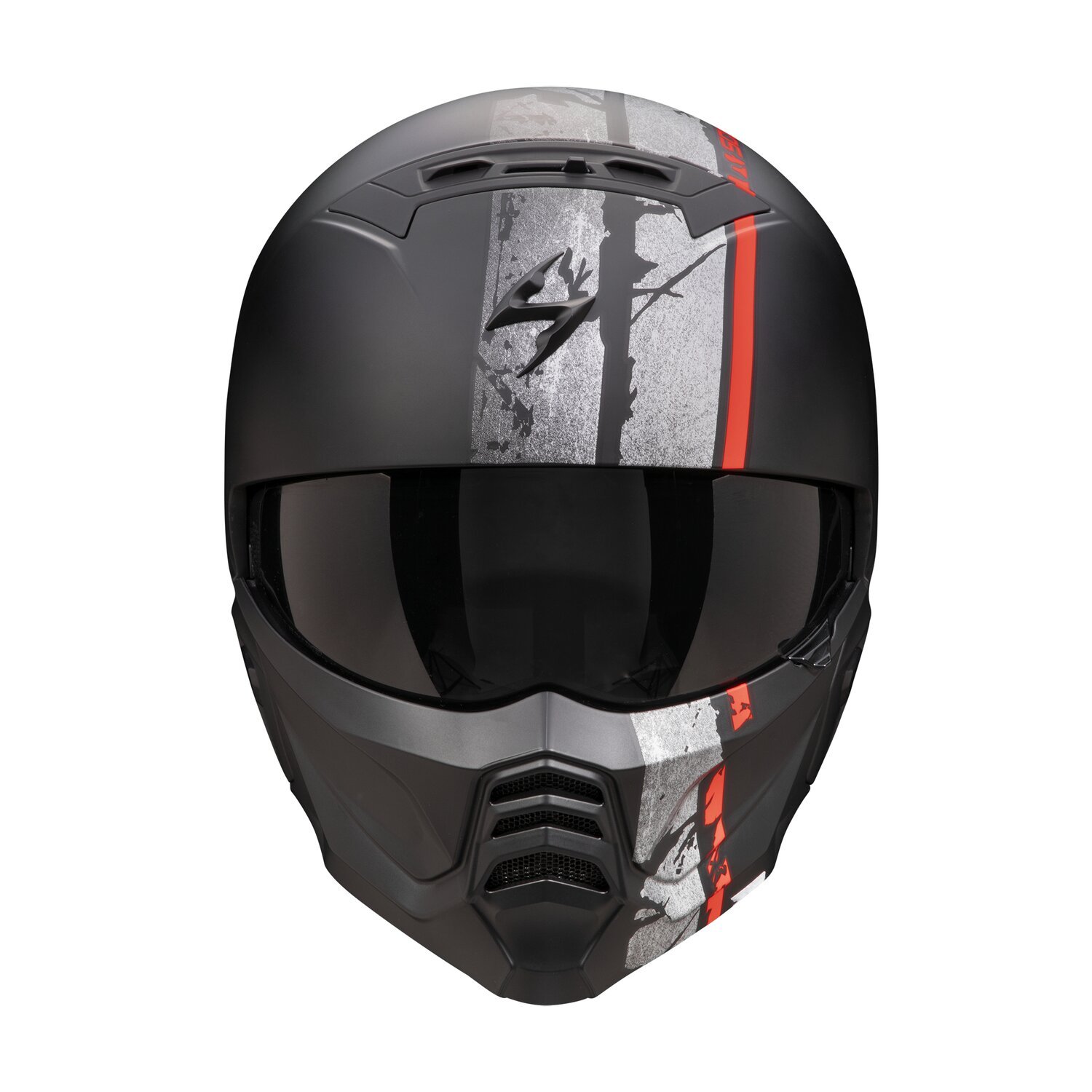Scorpion Exo-Combat II Lord matt black/red, S