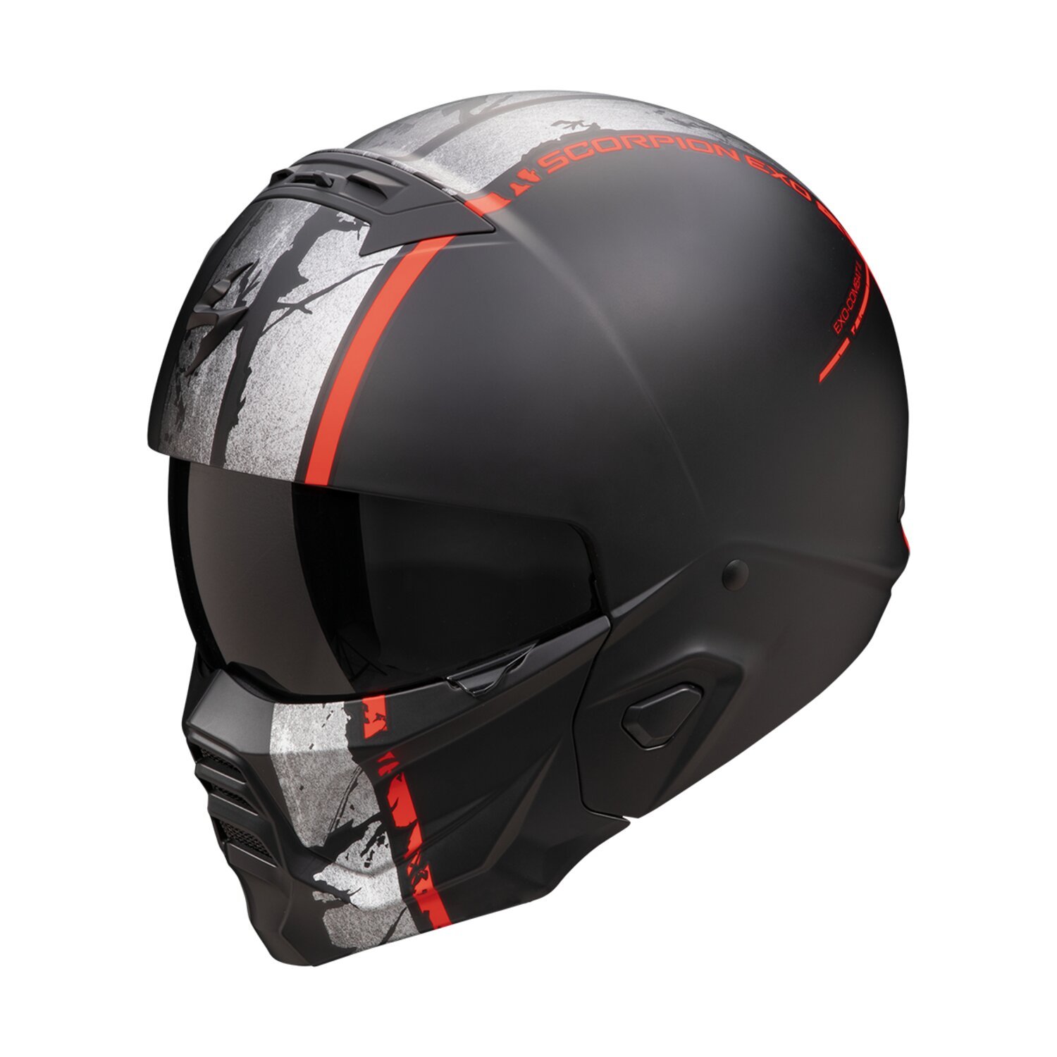 Scorpion Exo-Combat II Lord matt black/red, S