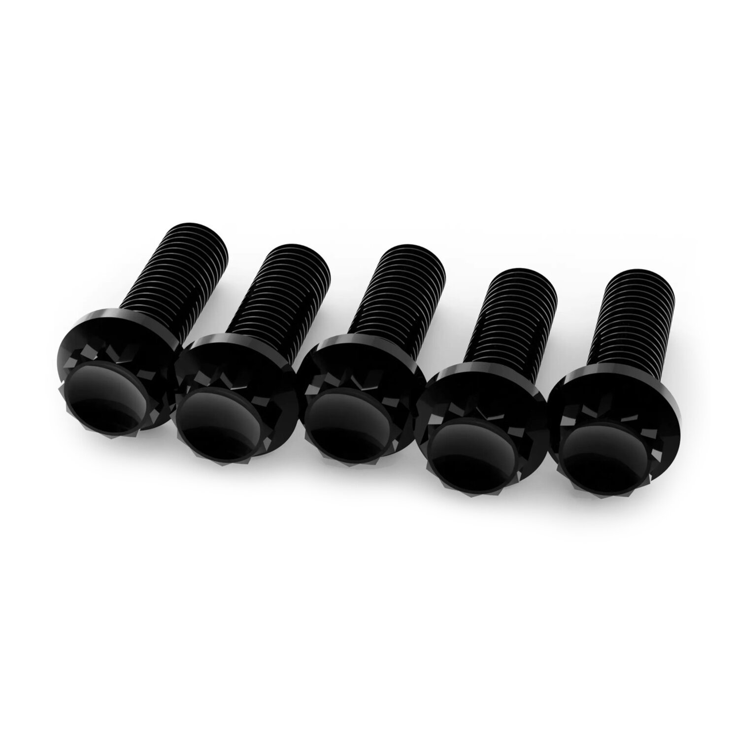 Kraus, Titanium 12-point brake rotor bolt kit. Front