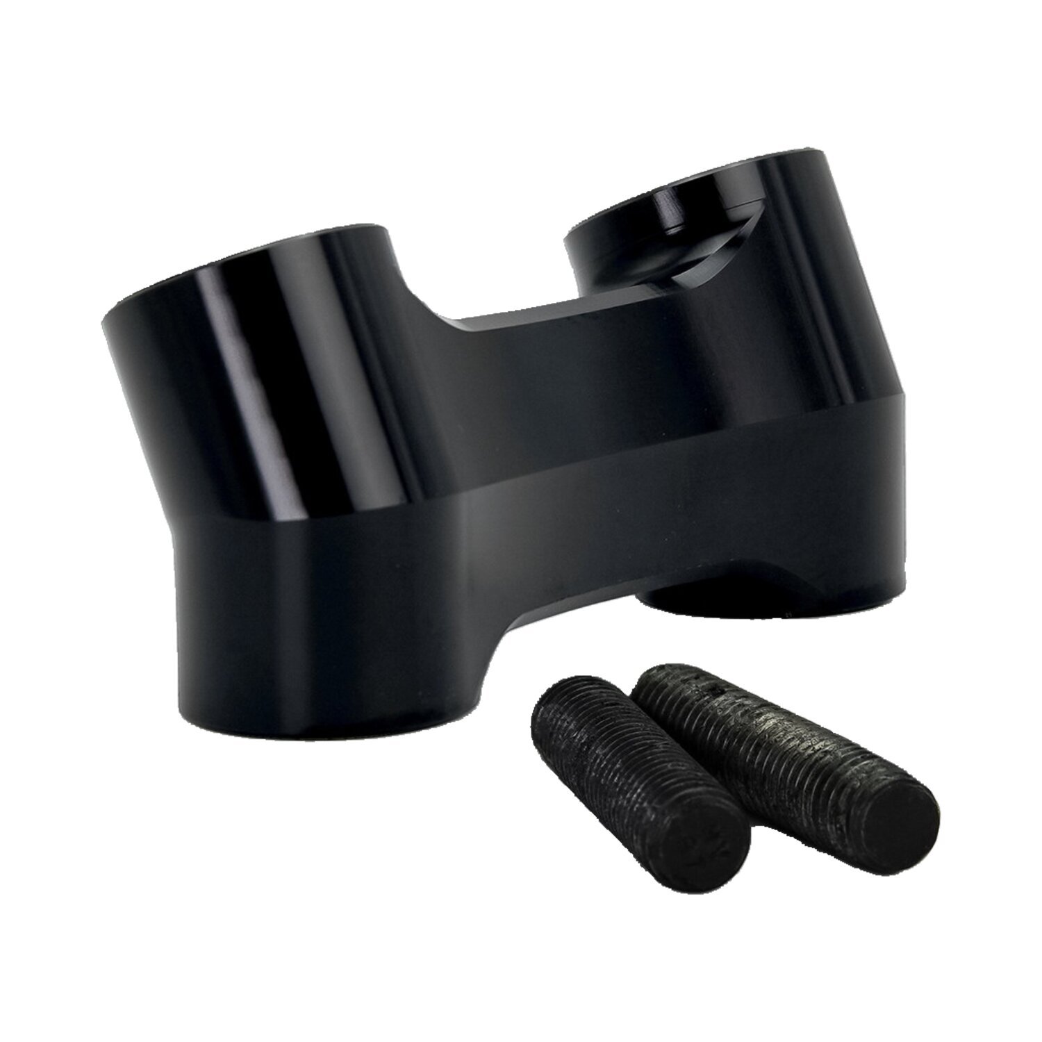 Kraus, Kickback Brace for isolated straight risers, Black, Anodized