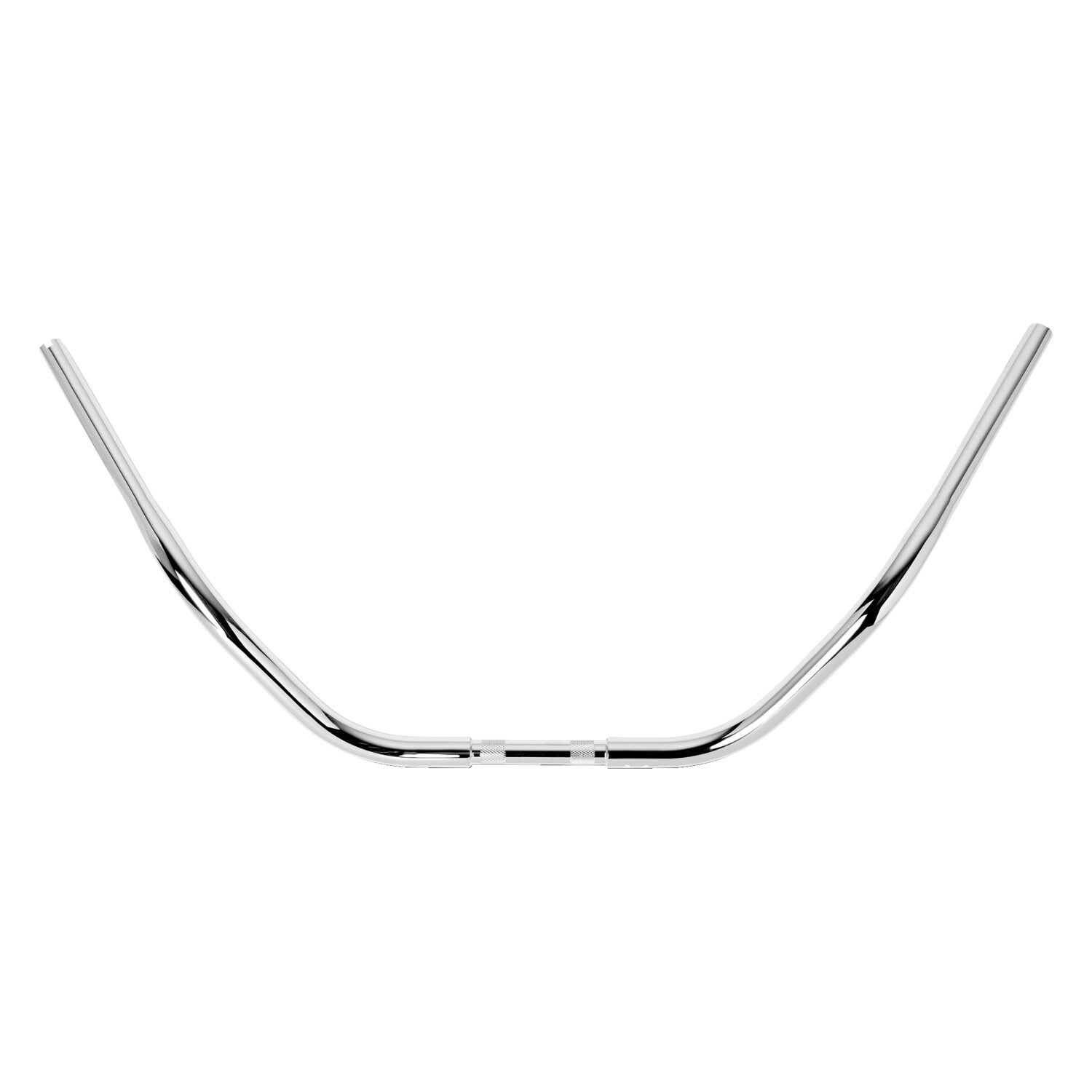 Burly, 1-1/4" Beach Bar handlebar, Black, Chrome