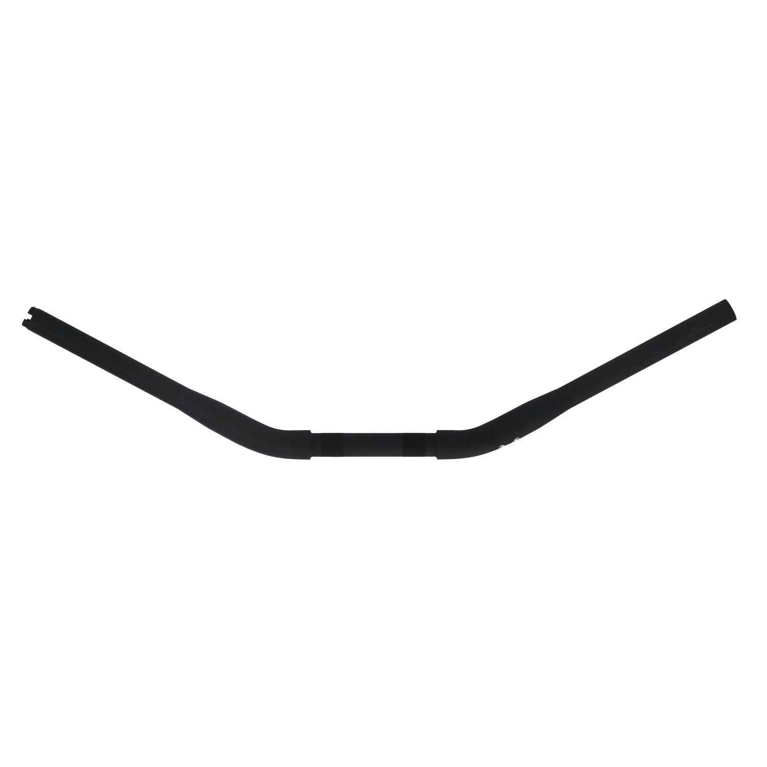 Burly, 1-1/4" drag bar, Black, matte
