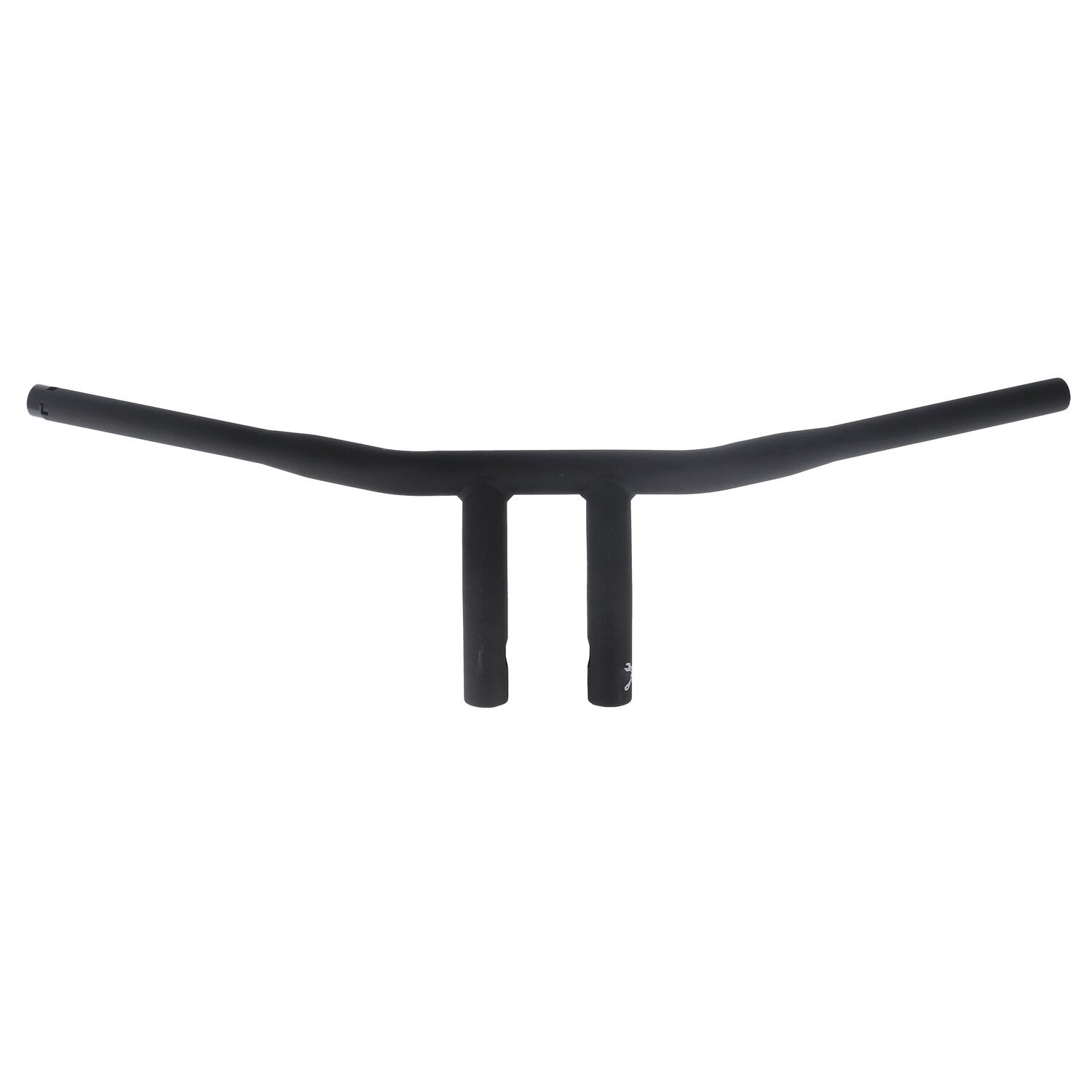 Burly, 1-1/4" riser drag bar. 7" rise, Black, matte