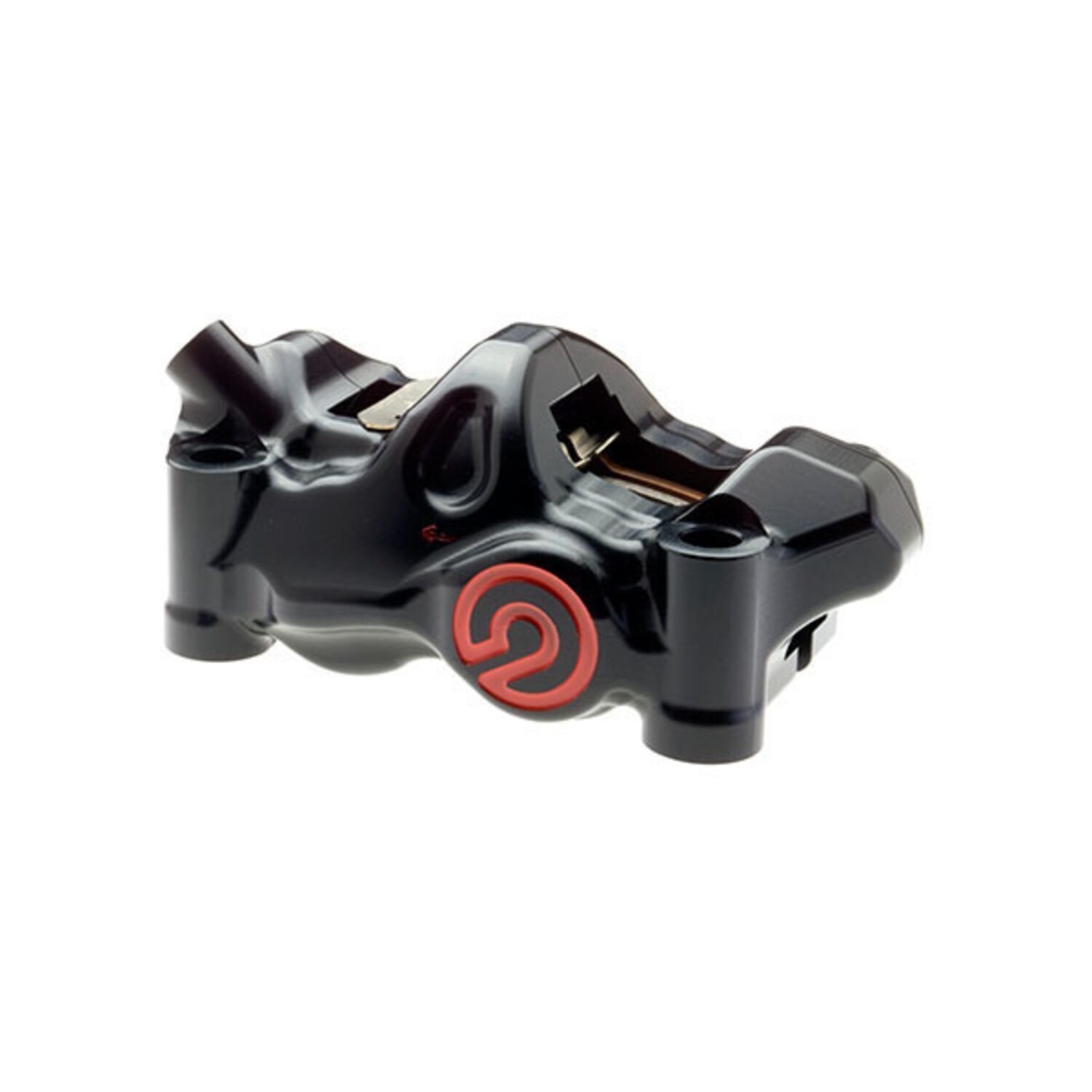 Brembo, 484 radial brake caliper set, Black, Black Anodized