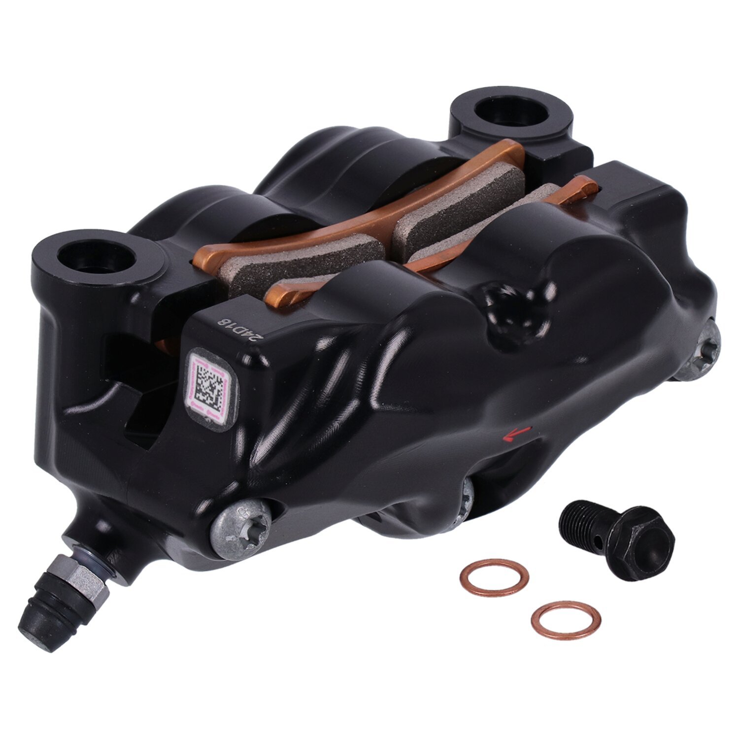 Brembo, 484 radial brake caliper. Left, Black