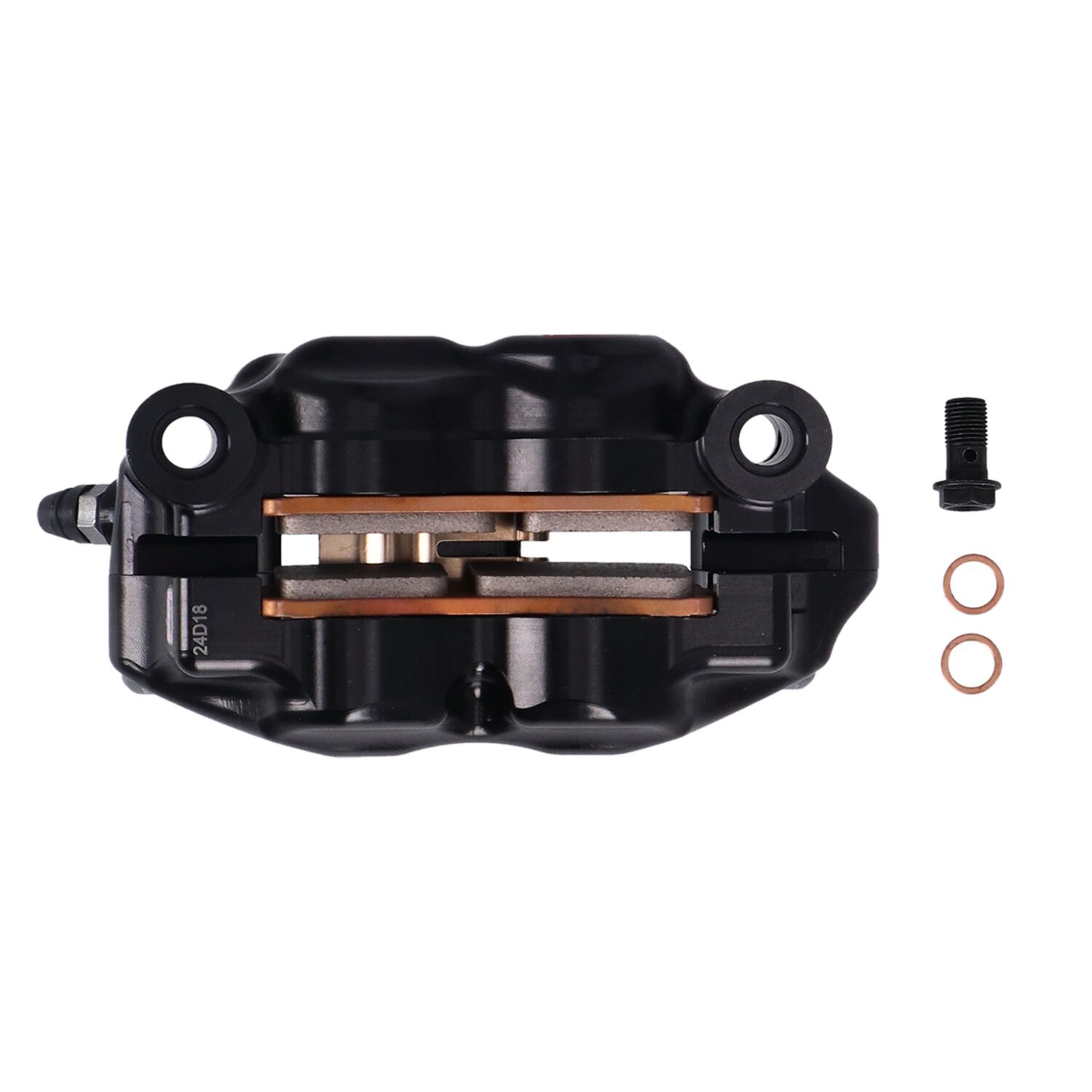 Brembo, 484 radial brake caliper. Left, Black