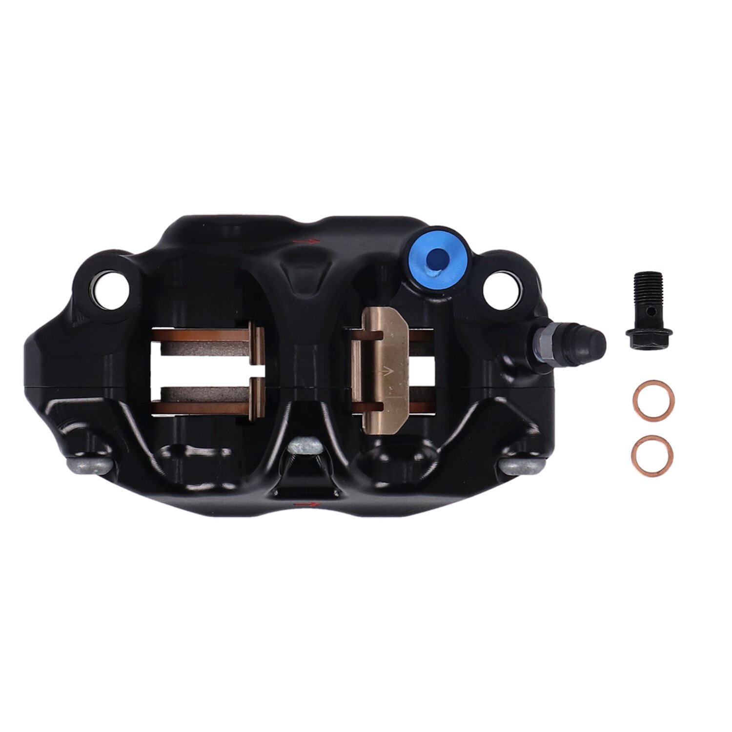 Brembo, 484 radial brake caliper. Left, Black