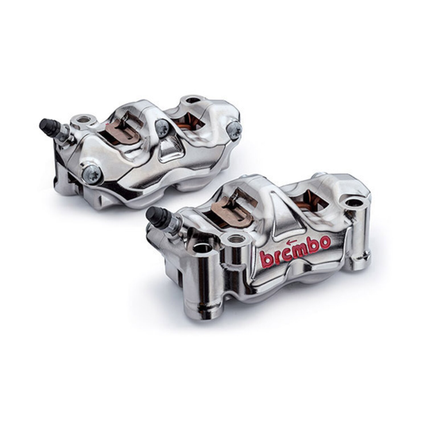 Brembo, GP4-RX Monoblock radial brake caliper set. Nickel