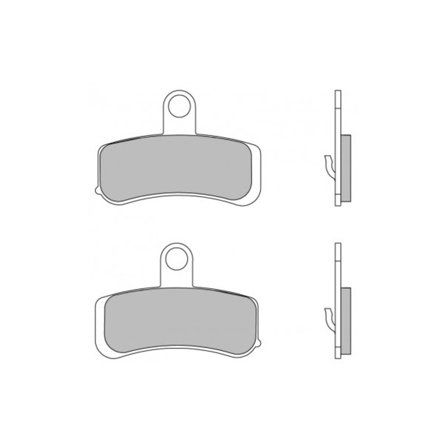 Brembo, brake pads. Sintered. Front