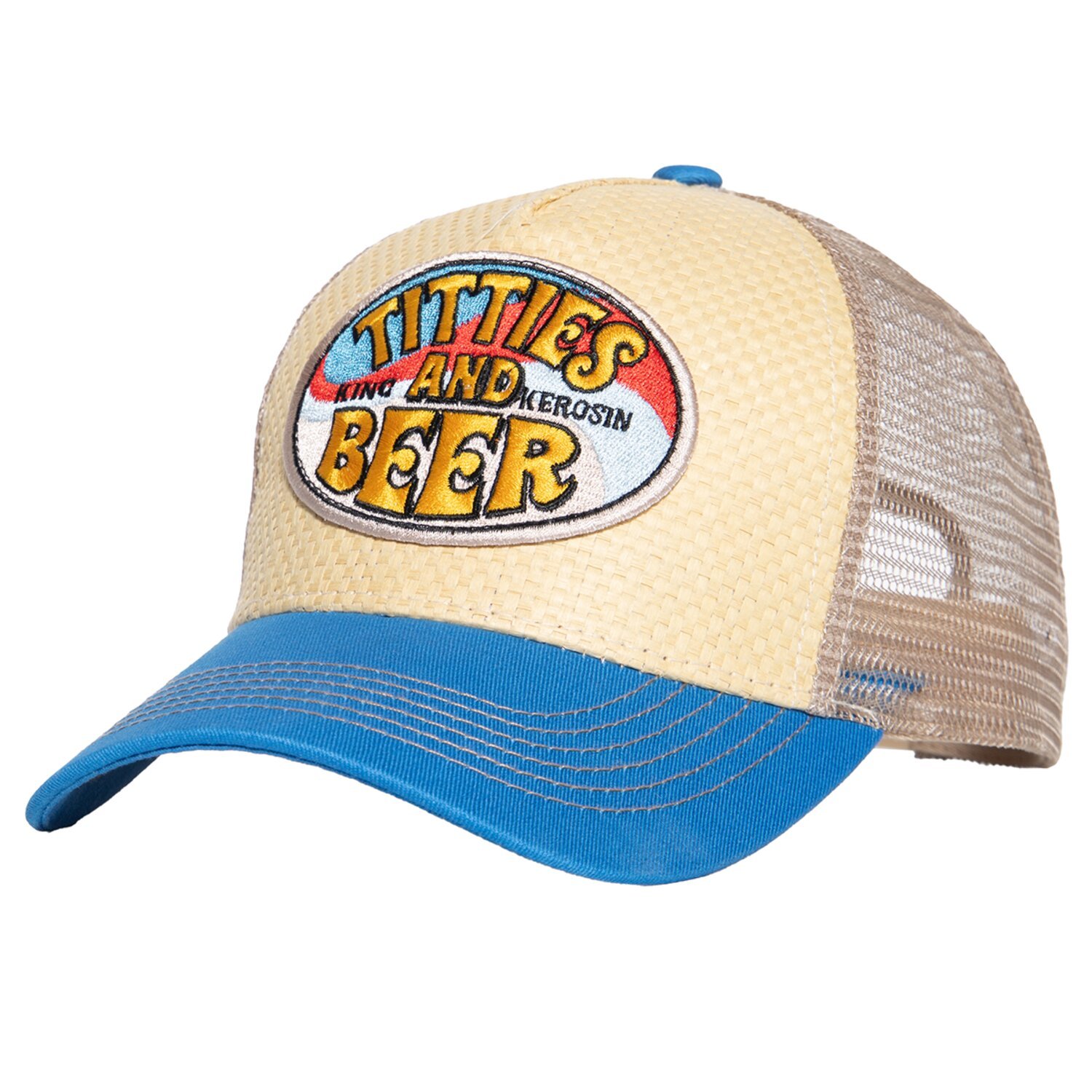 King Kerosin Titties And Beer cap beige/blue