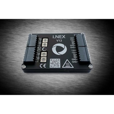 Used to install motorcycle lights as turn signals, tail/brake lights and position lights. Offers an electronic universal installation solution. Compatible with all motorcycles, from classics to bikes equipped with the latest operating systems. 
- Allows installation of 4 turn signals, taillight, brake light & position lights on 12V bikes 
- Corrects flashing frequency 
- Does not trigger error codes or warning lights 
- No disturbing fluctuating currents 
- For installation of flashers with lower or higher power consumption (Watt) than OEM 
- For installation of indicators with higher voltage (Volt) than OEM since, on some bikes with a 12 volt system, the indicators are controlled with a lower (like 6V) voltage 
- Allows installation of minus-switched turn signals 
- Rotary switches allow required flashing frequency settings 
Note: See 710413 for i.NEX-AddOn for use on Indian motorcycles