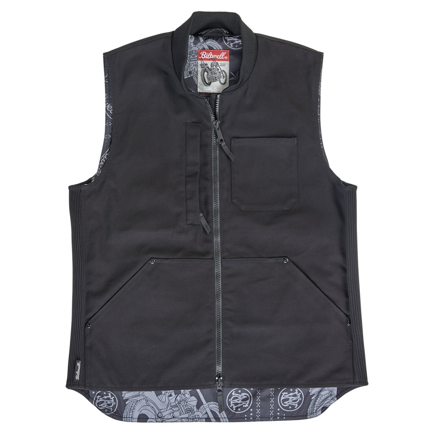 Biltwell 4 Speed vest, Black, S