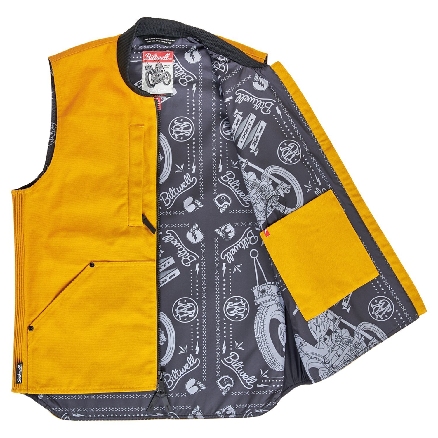 Biltwell 4 Speed vest, Gold, S