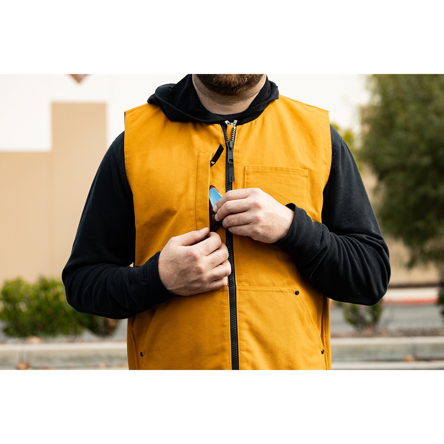 Biltwell 4 Speed vest, Gold, S