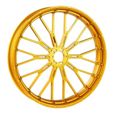 The Y-Spoke wheel design is focused on performance, high level CNC machined detail, and custom anodized finish options. The result is a clean overall style wheel that reveals more and more detail the closer you get. 

- High level CNC machined detail 
- Race inspired design
- Precision CNC Machined from Radial Forged 6061-T6 Aluminum
- Structurally Tested to Meet or Exceed DOT, JAS Load Ratings
- Accepts Ness Cartridge Type Hub Design 
- Superior Radial and Lateral Runout Accuracy 
- Accepts all standard HD hub mount rotors, Ness rotor adapters are a recommended option. 
- How to order a Ness wheel: Rims and hubs are sold separately. All hubs fit all rims. So pick the hub that will fit your bike, then choose the wheel style, width and diameter you desire. 
Note: Hub must be ordered separately.