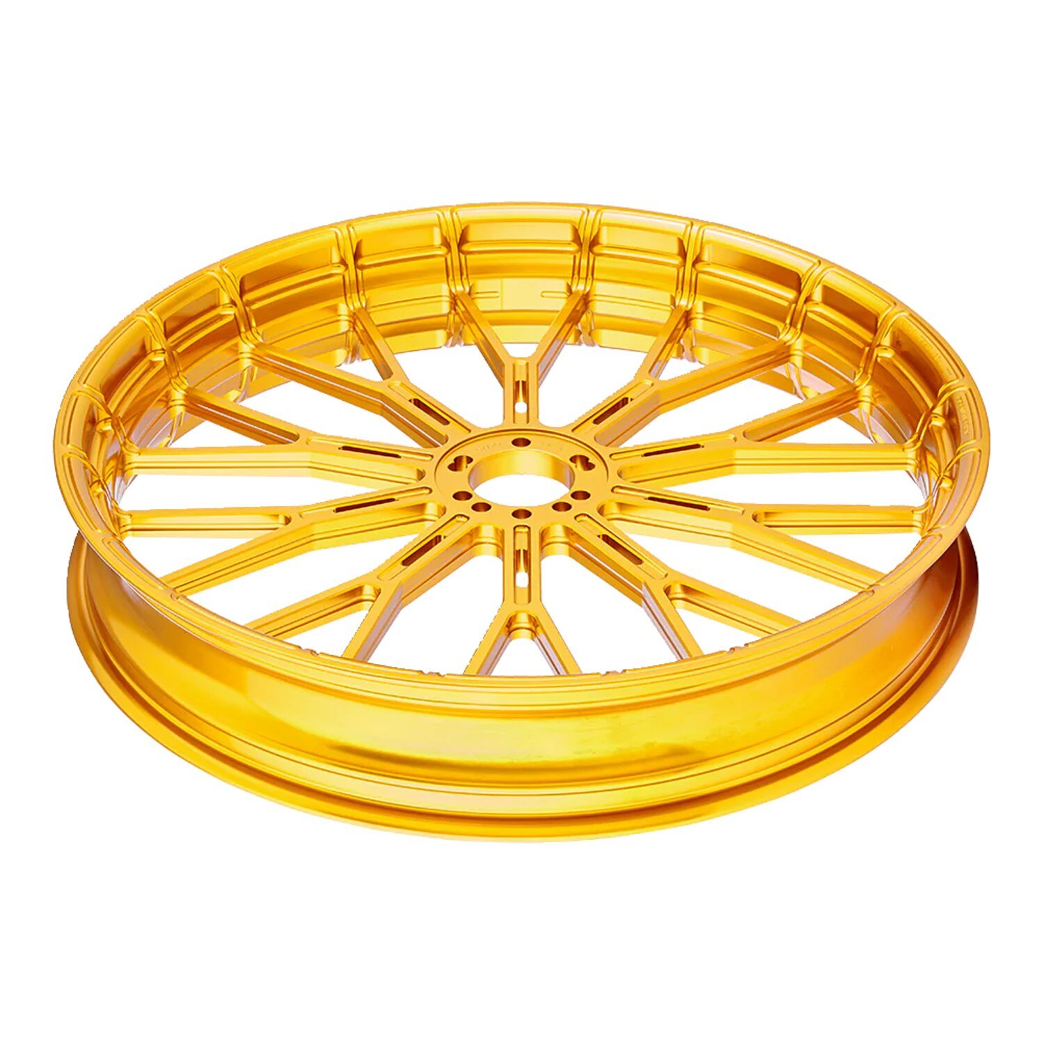 Arlen Ness, Rim Y-Spoke Forged Wheel 3.5 x 18, Gold, Polished