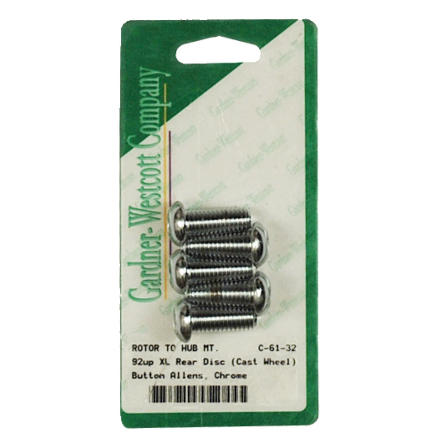 Brake rotor bolt kit, buttonhead