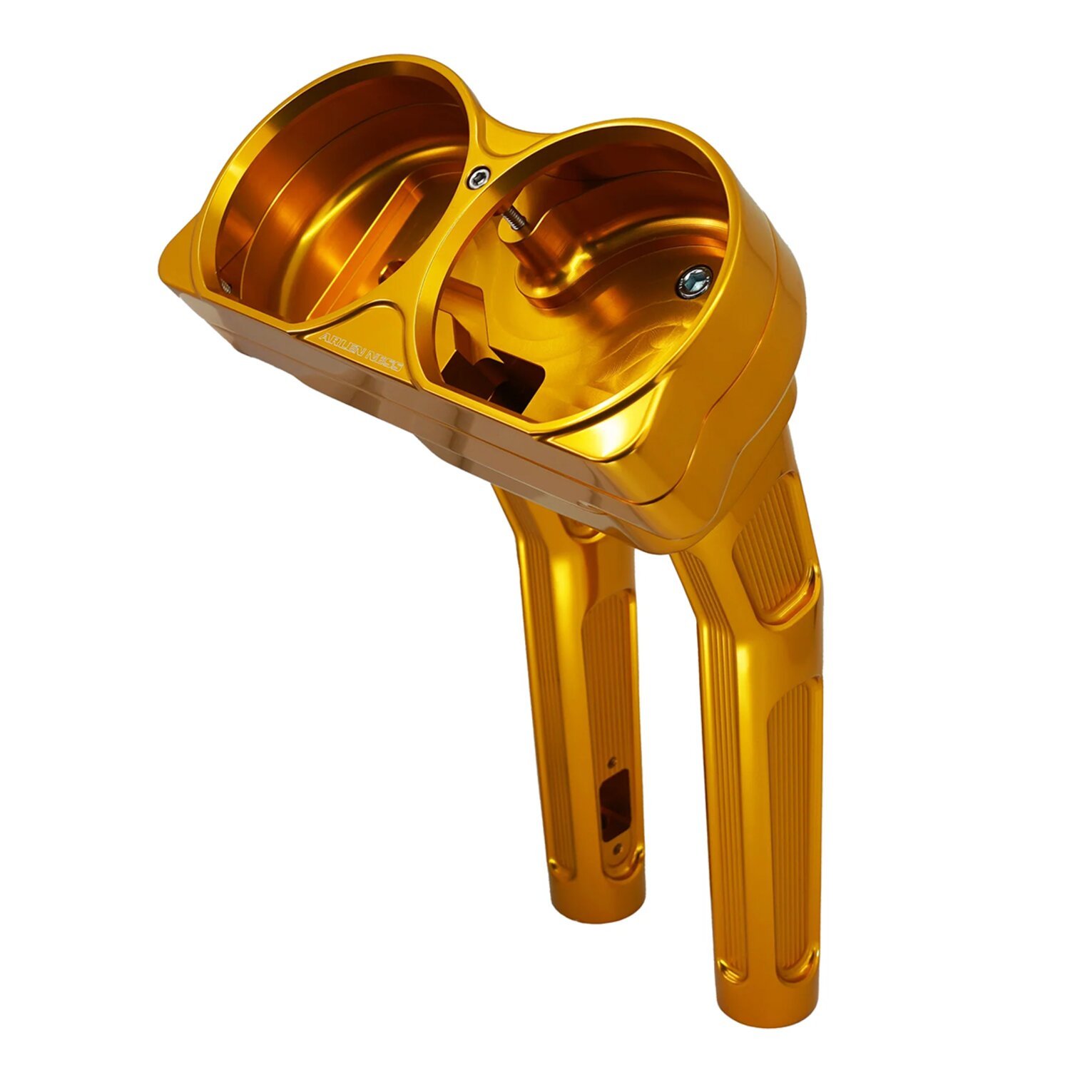 Arlen Ness, Method 10 risers for Road Glides, Gold, Anodized