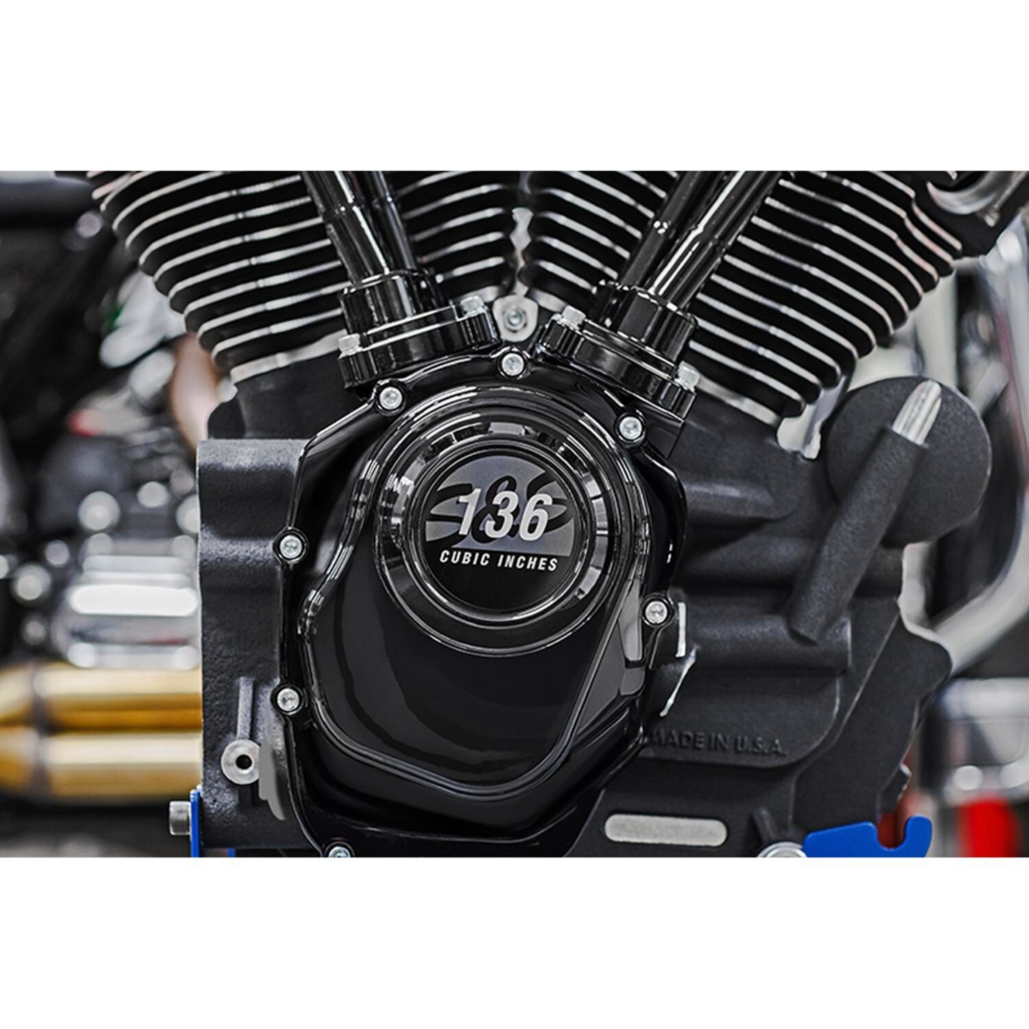 S&S, MK136B / 2.2 liter FLT/Touring engine. 550G cam, Black