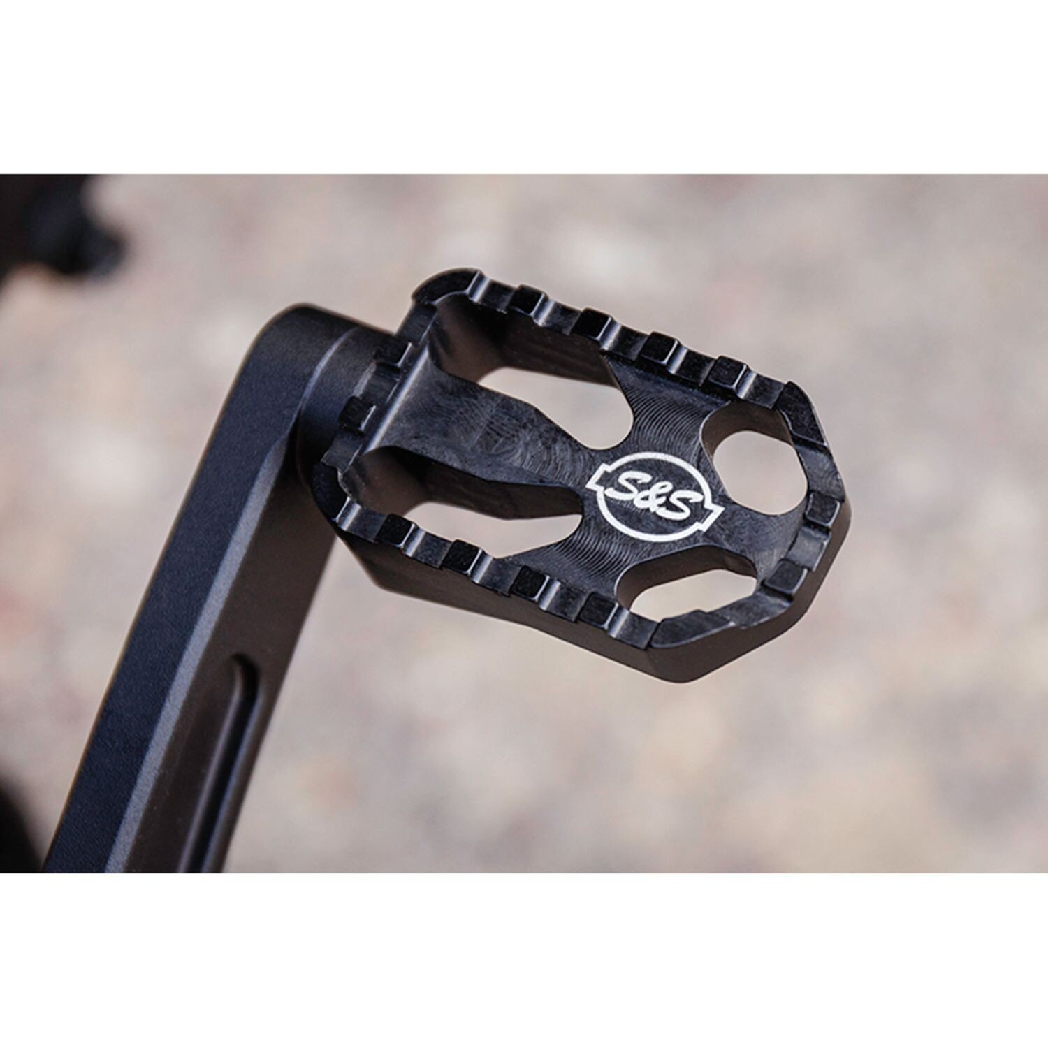 S&S, M8 mid-mount brake pedal