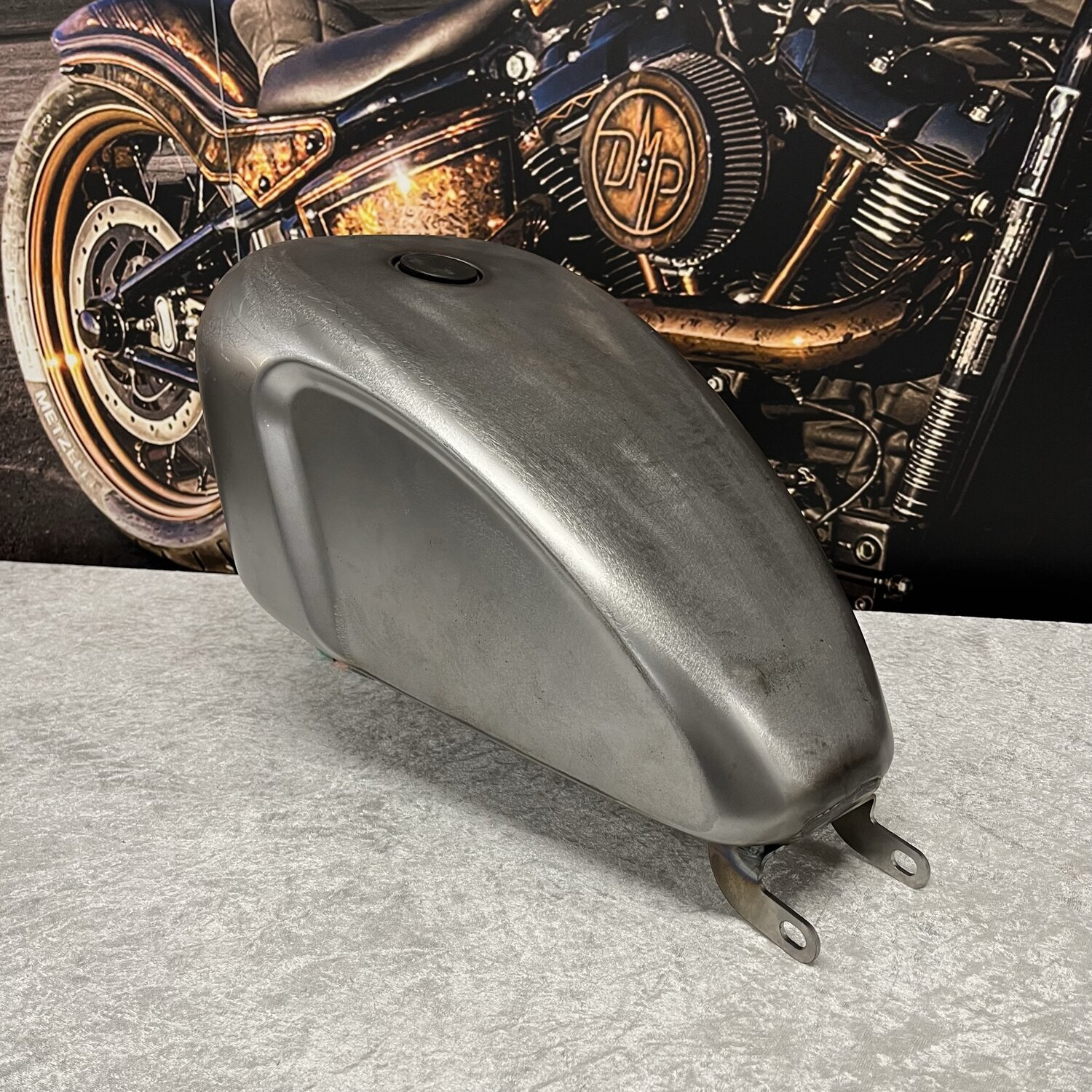 DMP, Legacy gas tank for M8 Softail, Unpainted, Raw