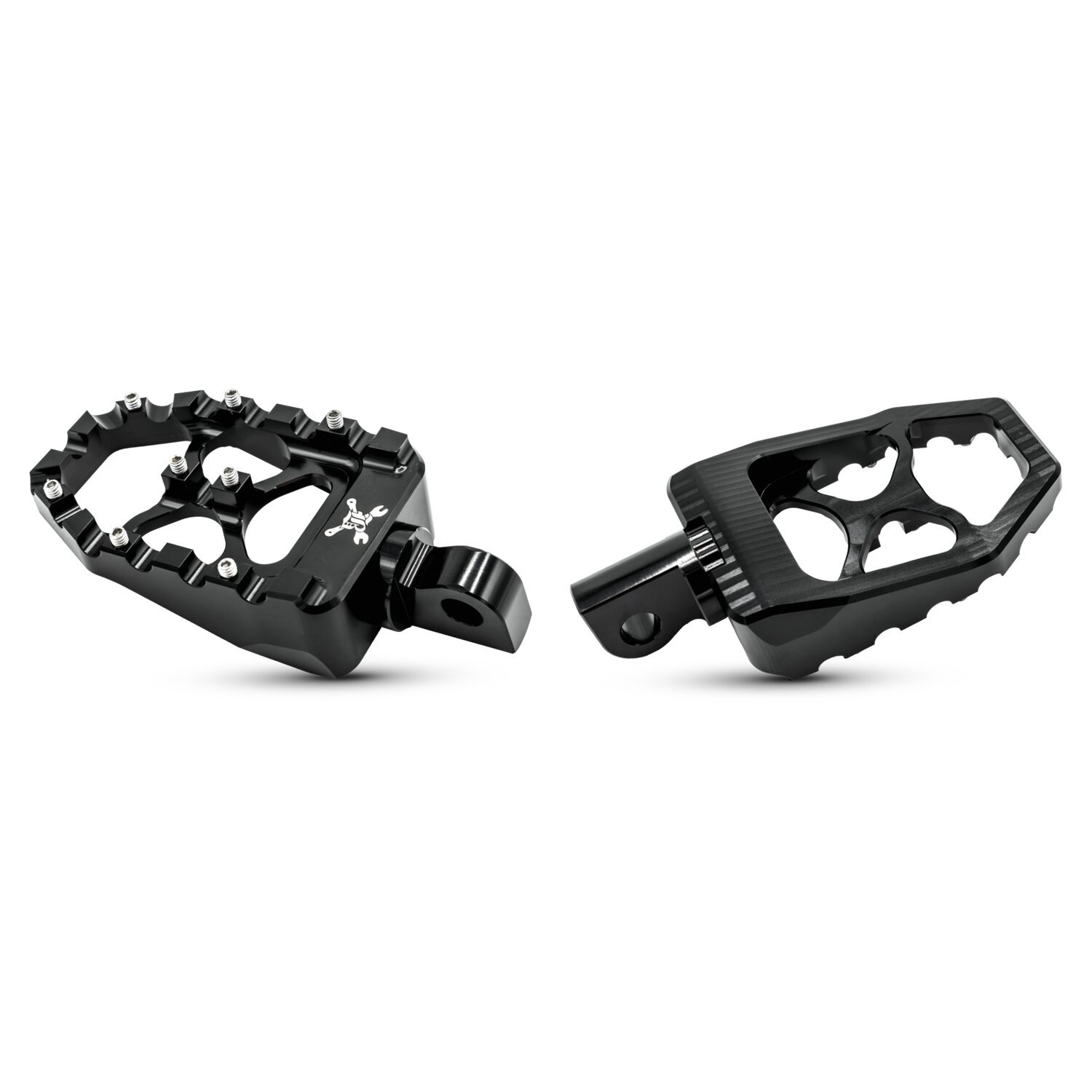 Burly, MX Evolution foot pegs, Black, Satin