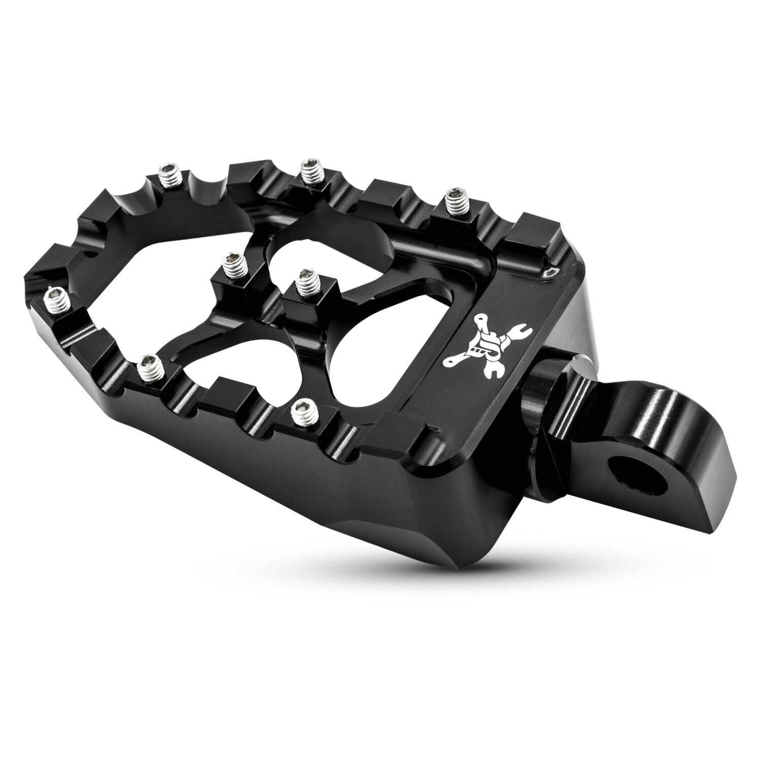 Burly, MX Evolution foot pegs, Black, Satin