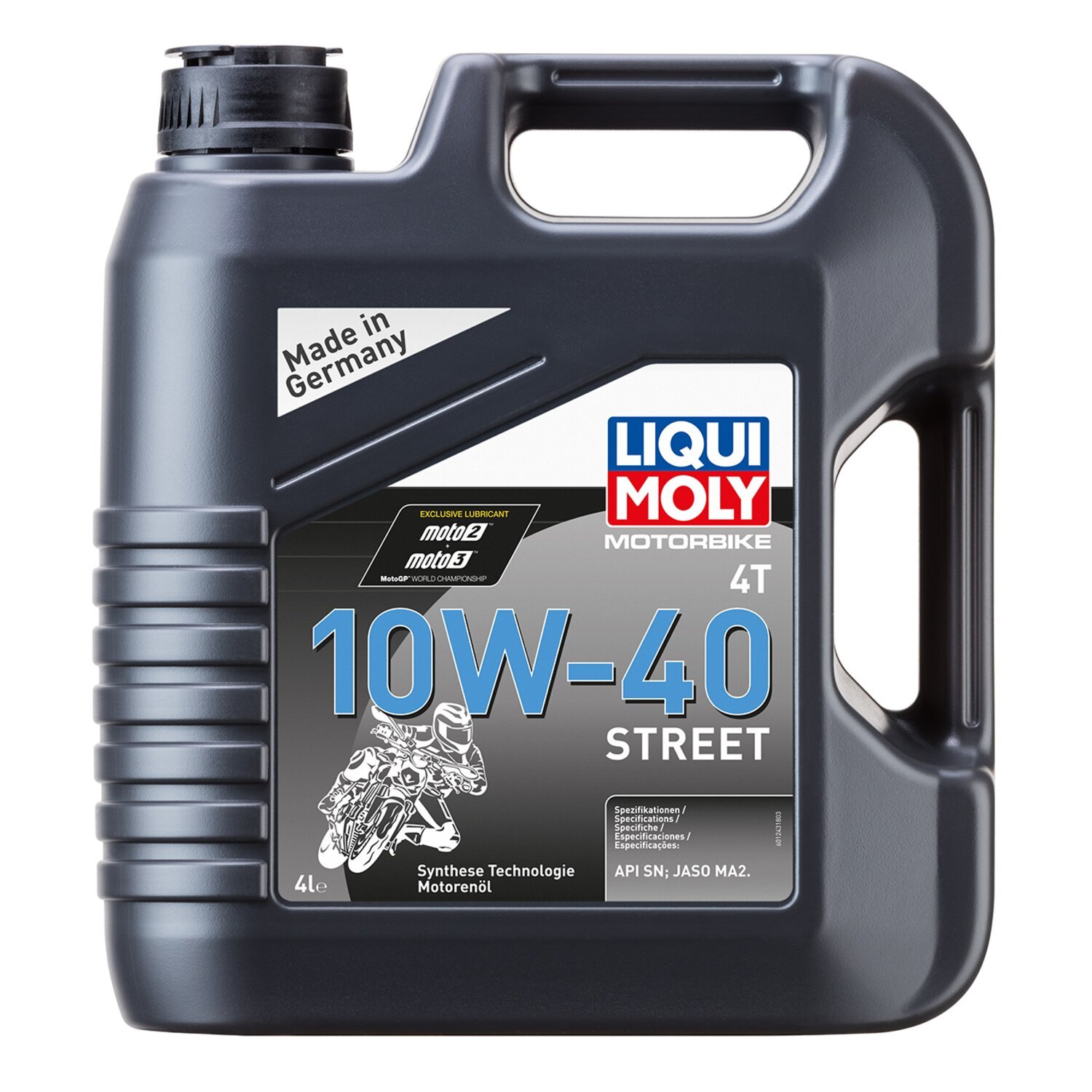 Liqui Moly, 4T 10W-40 Street oil. 4 liter