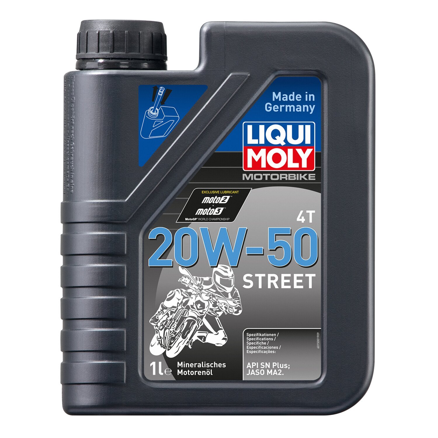 Liqui Moly, 4T 20W-50 Street motor oil. 1 liter