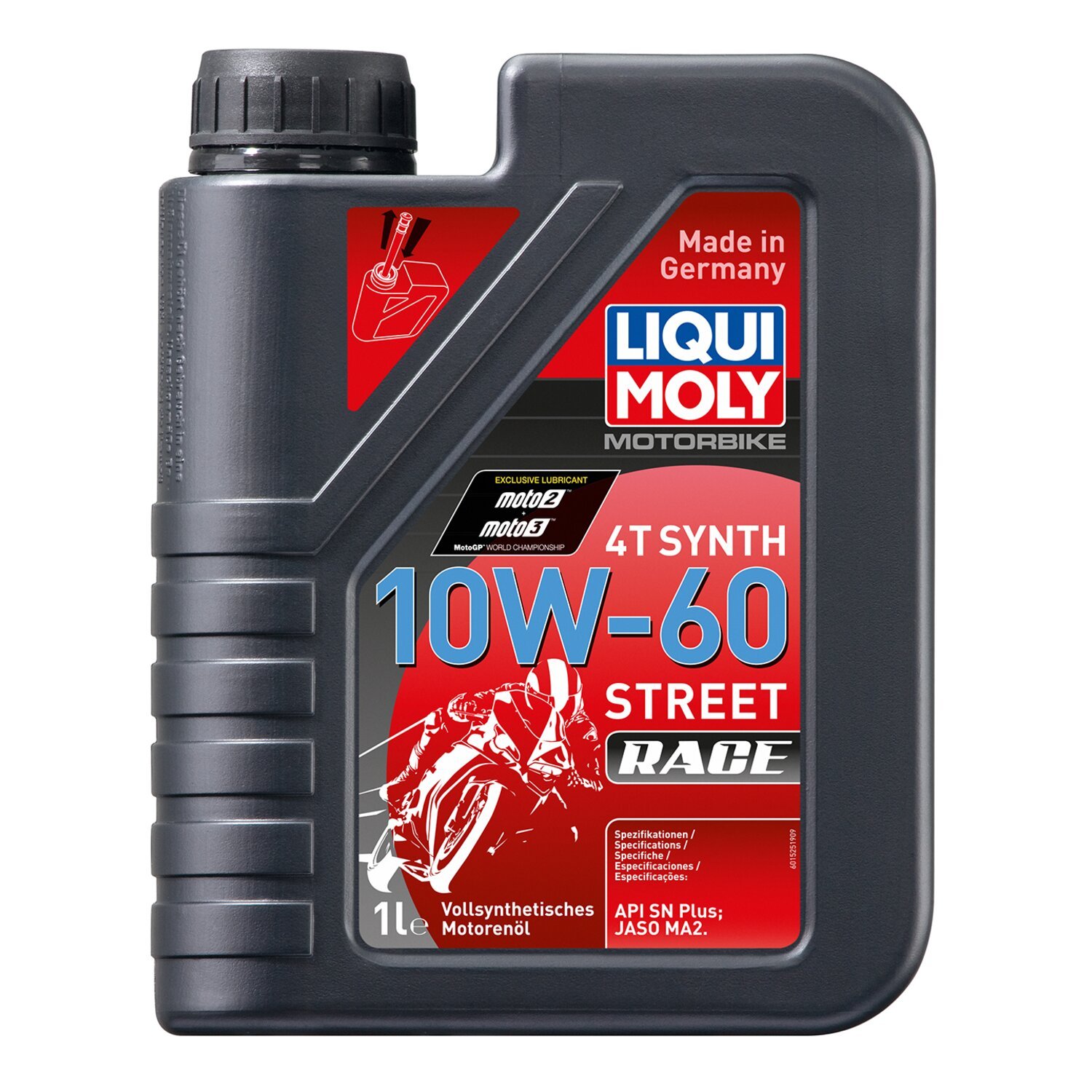 Liqui Moly, 4T Synthetic 10W-60 Street Race motor oil 1L