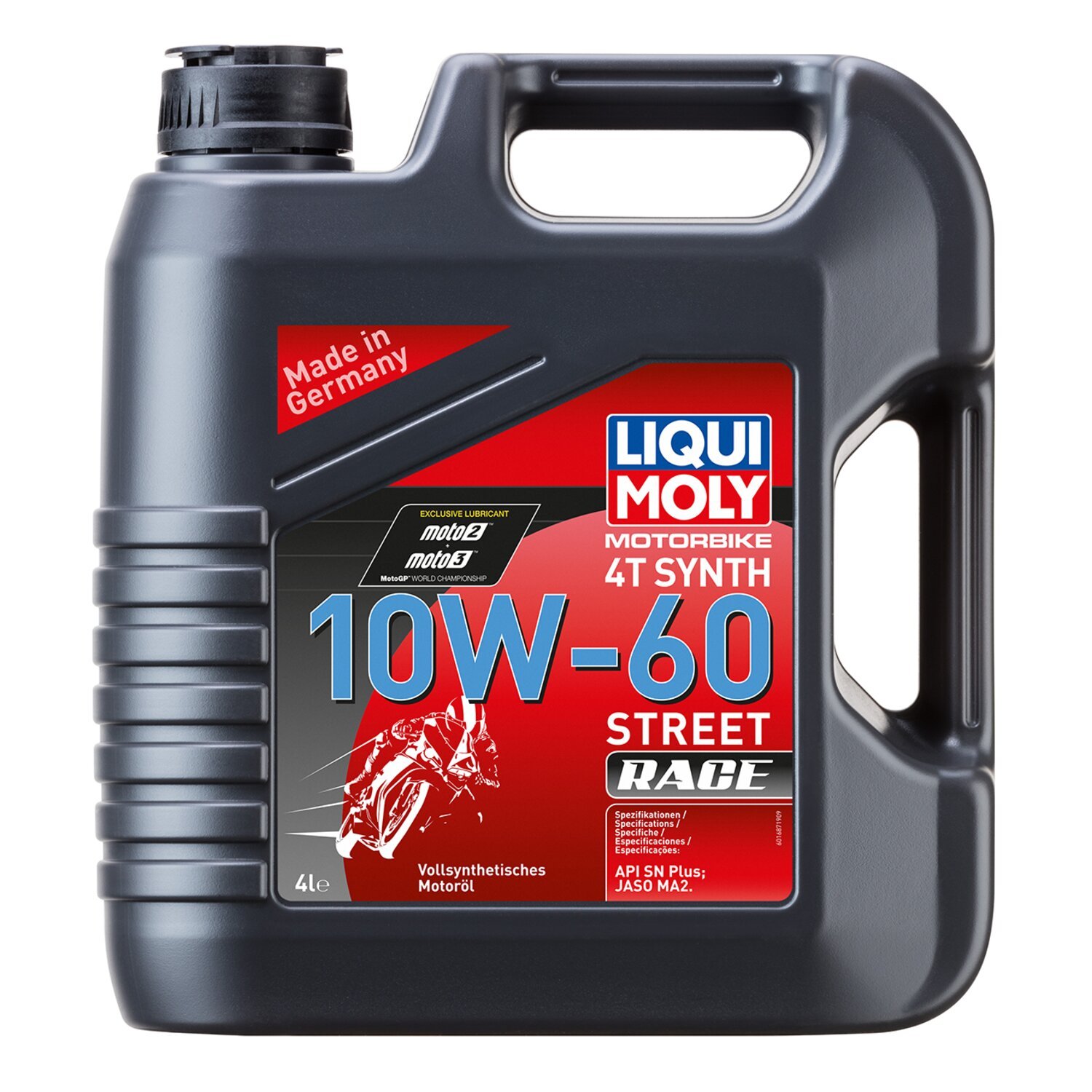 Liqui Moly, 4T Synthetic 10W-60 Street Race motor oil 4L