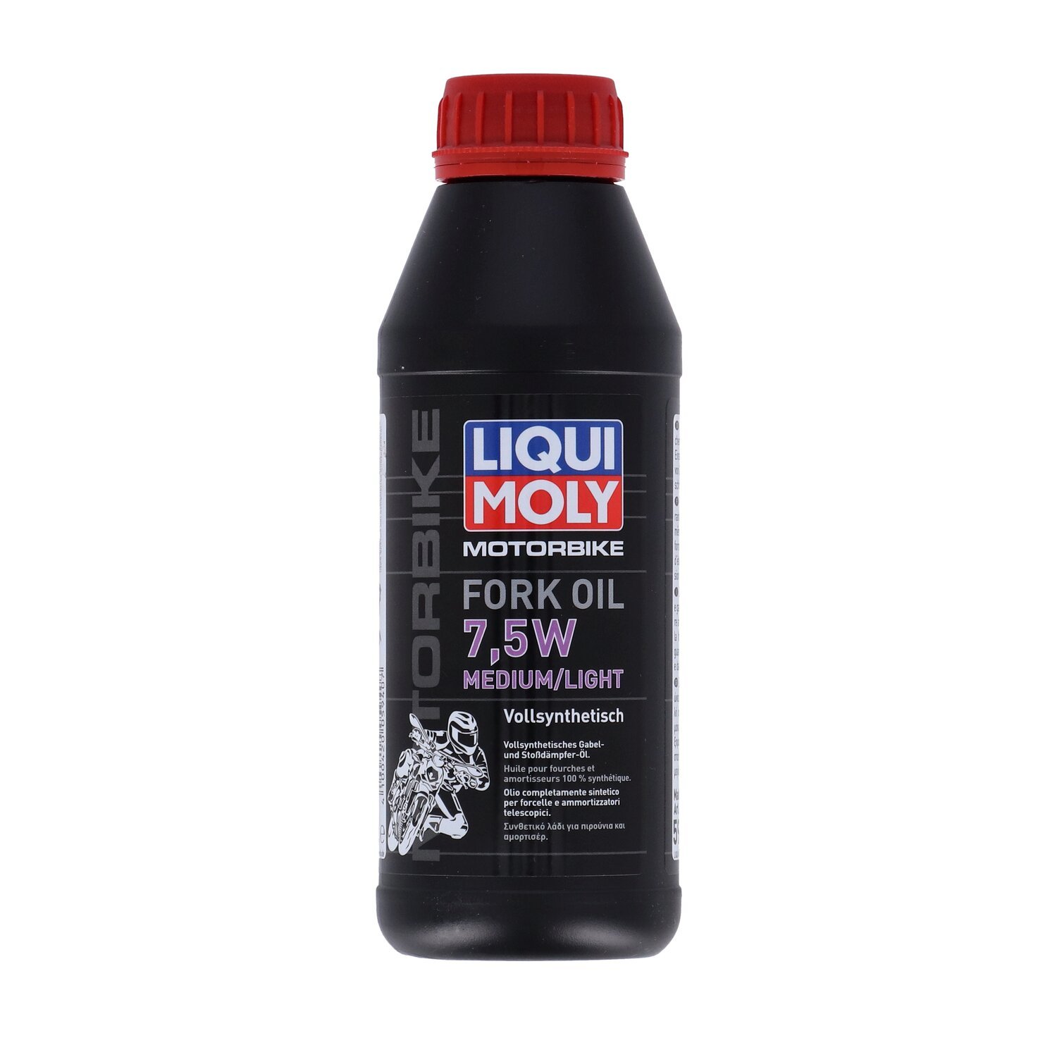 Liqui Moly, fork oil 7.5W medium/light. 500cc