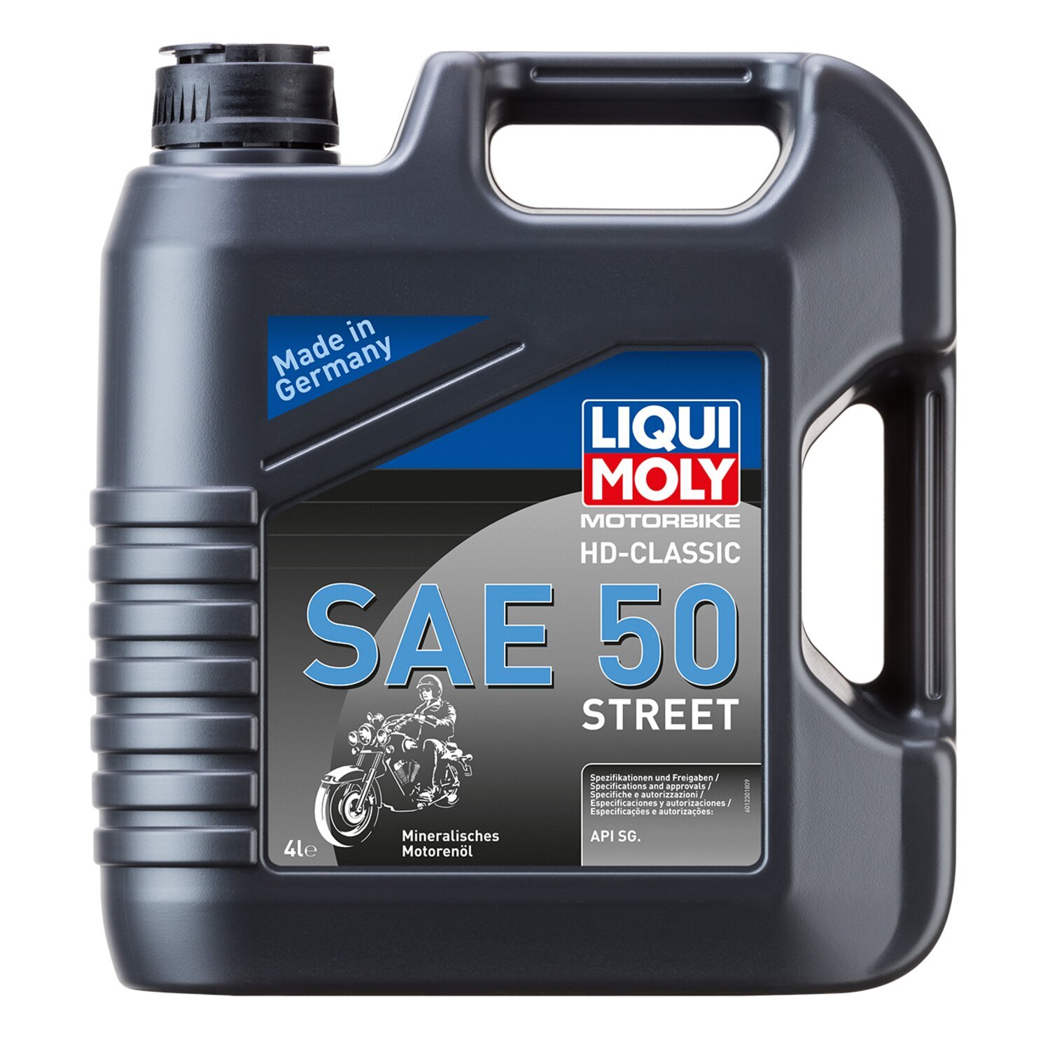 Liqui Moly, HD classic SAE 50 Street motor oil. 4 liter