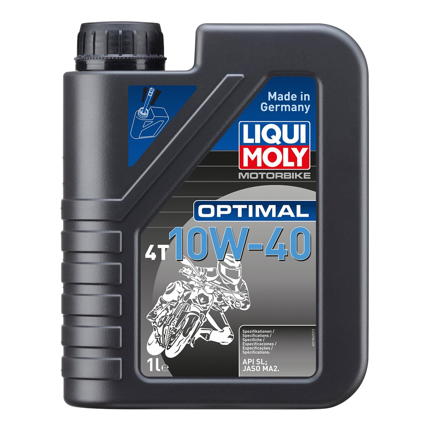 Liqui Moly, motorbike 4T 10W-40 Optimal. 1 liter