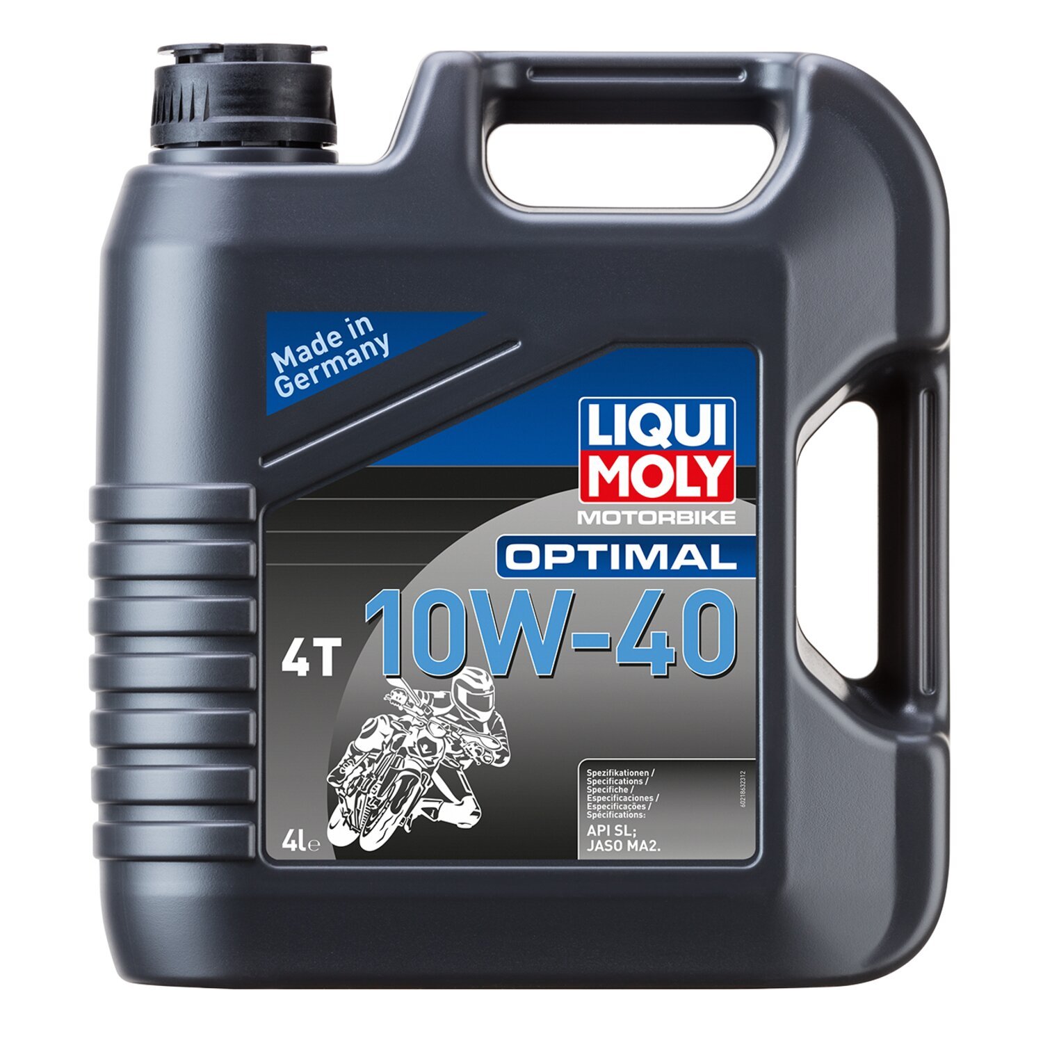 Liqui Moly, motorbike 4T 10W-40 Optimal. 4 liter