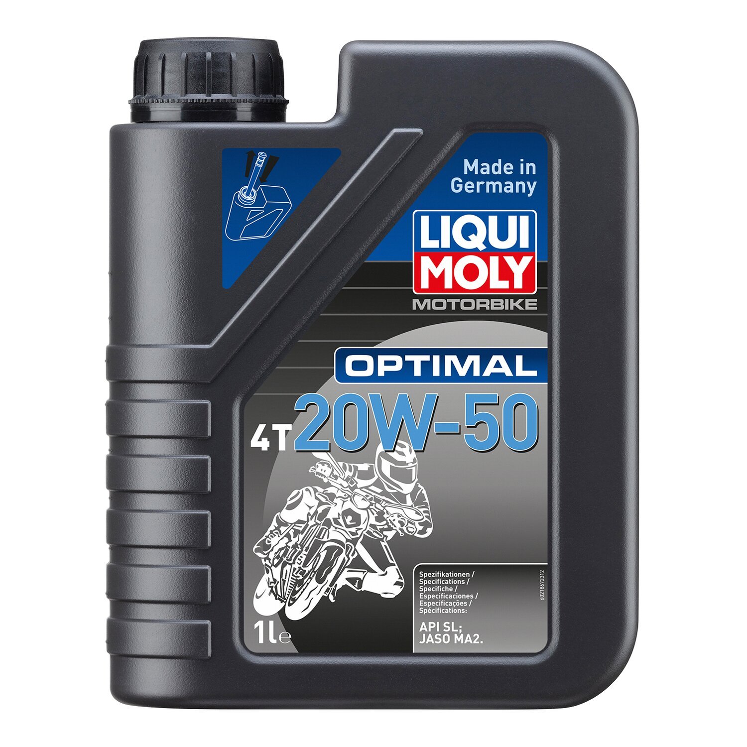 Liqui Moly, motorbike 4T 20W-50 Optimal. 1 liter