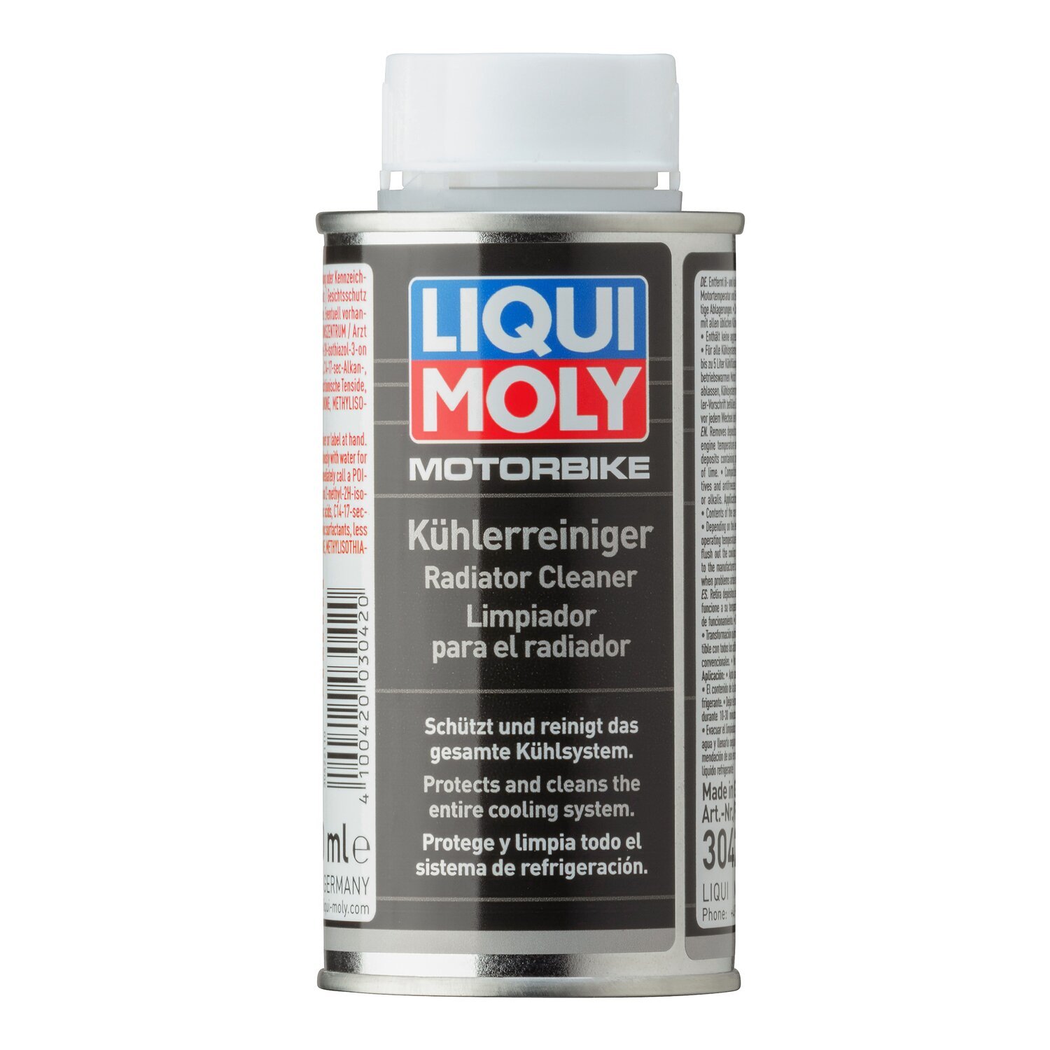 Liqui Moly, Motorbike Radiator Cleaner. 150cc metal can