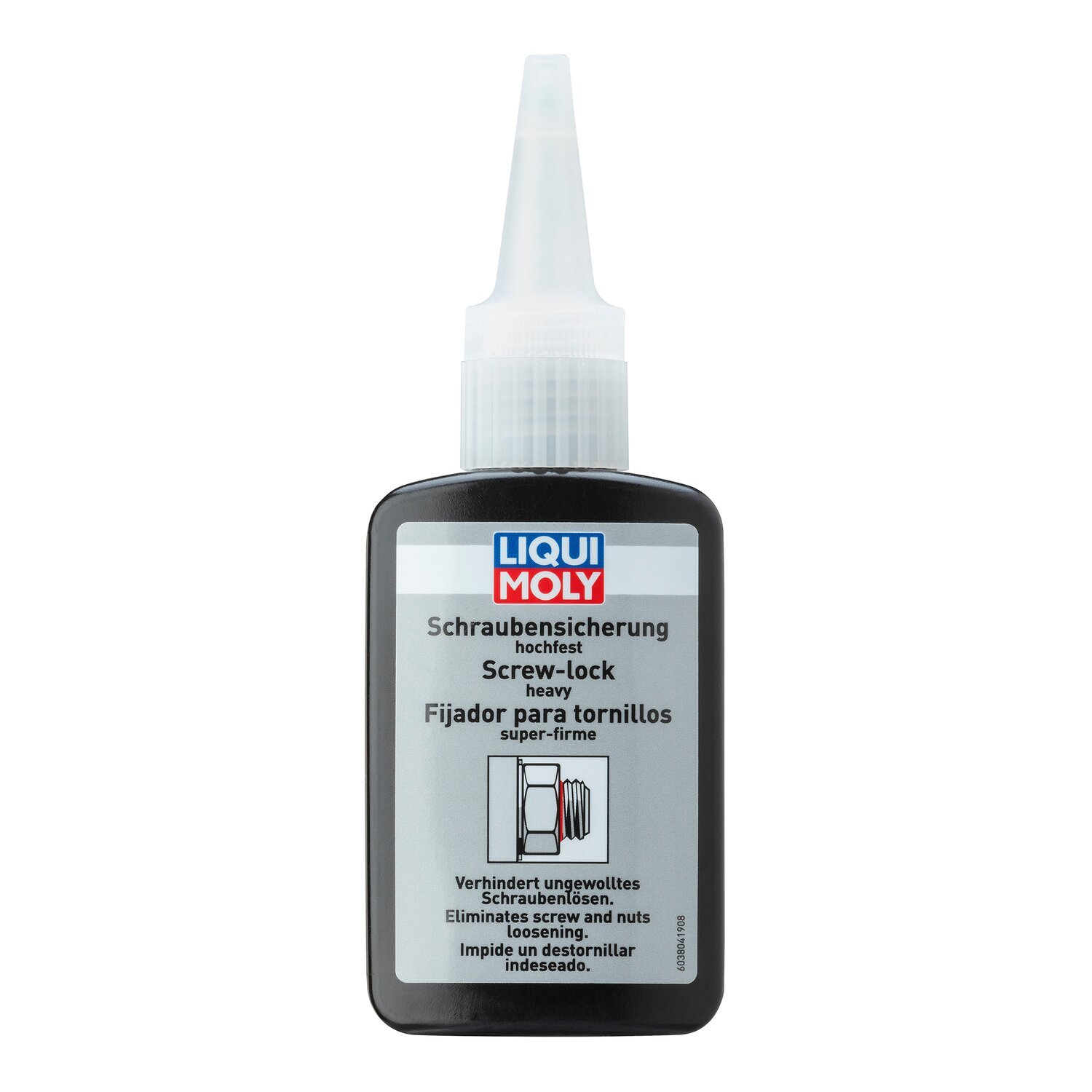 Liqui Moly, thread locker. High strength. 50 gram bottle