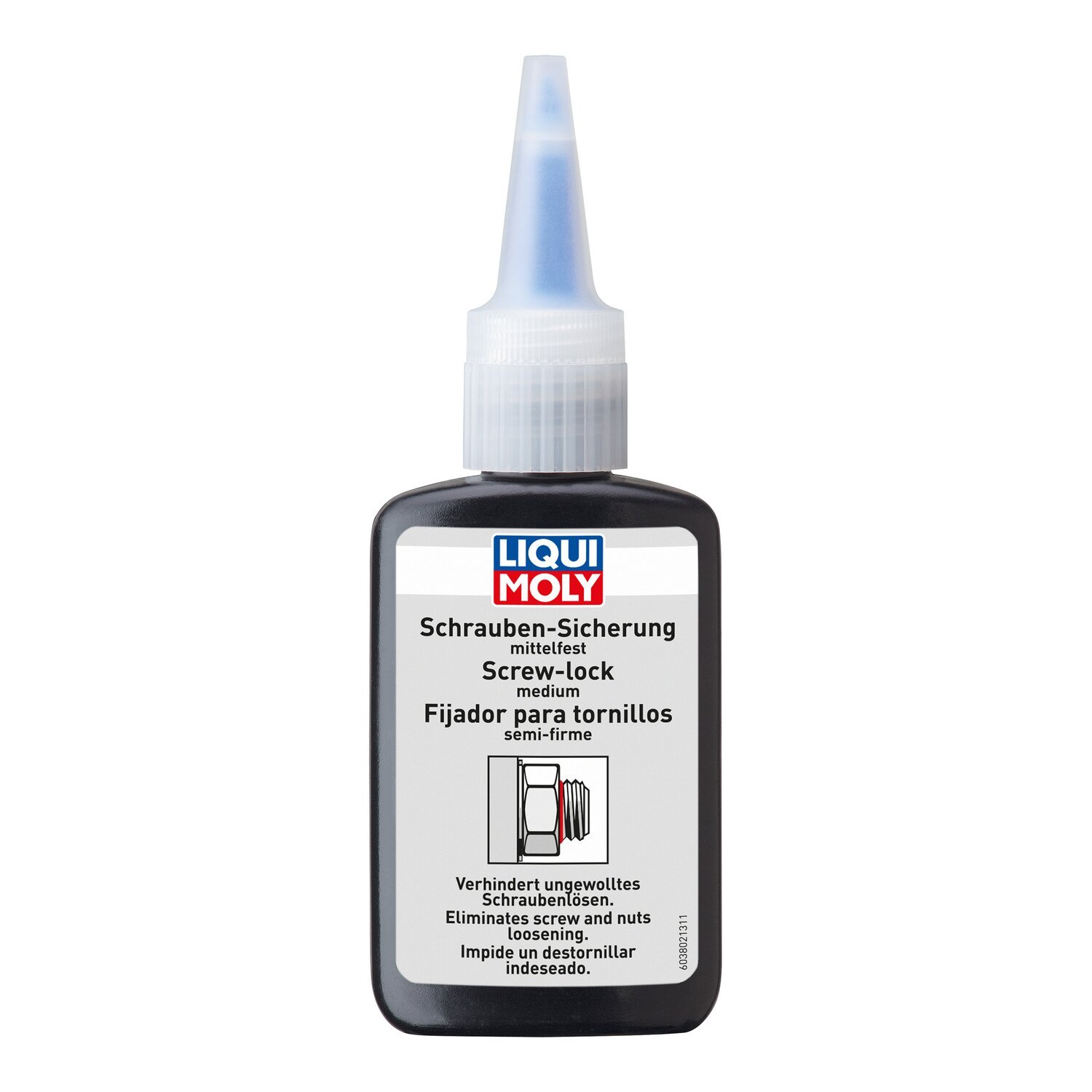 Liqui Moly, thread locker. Medium strength. 50 gram bottle