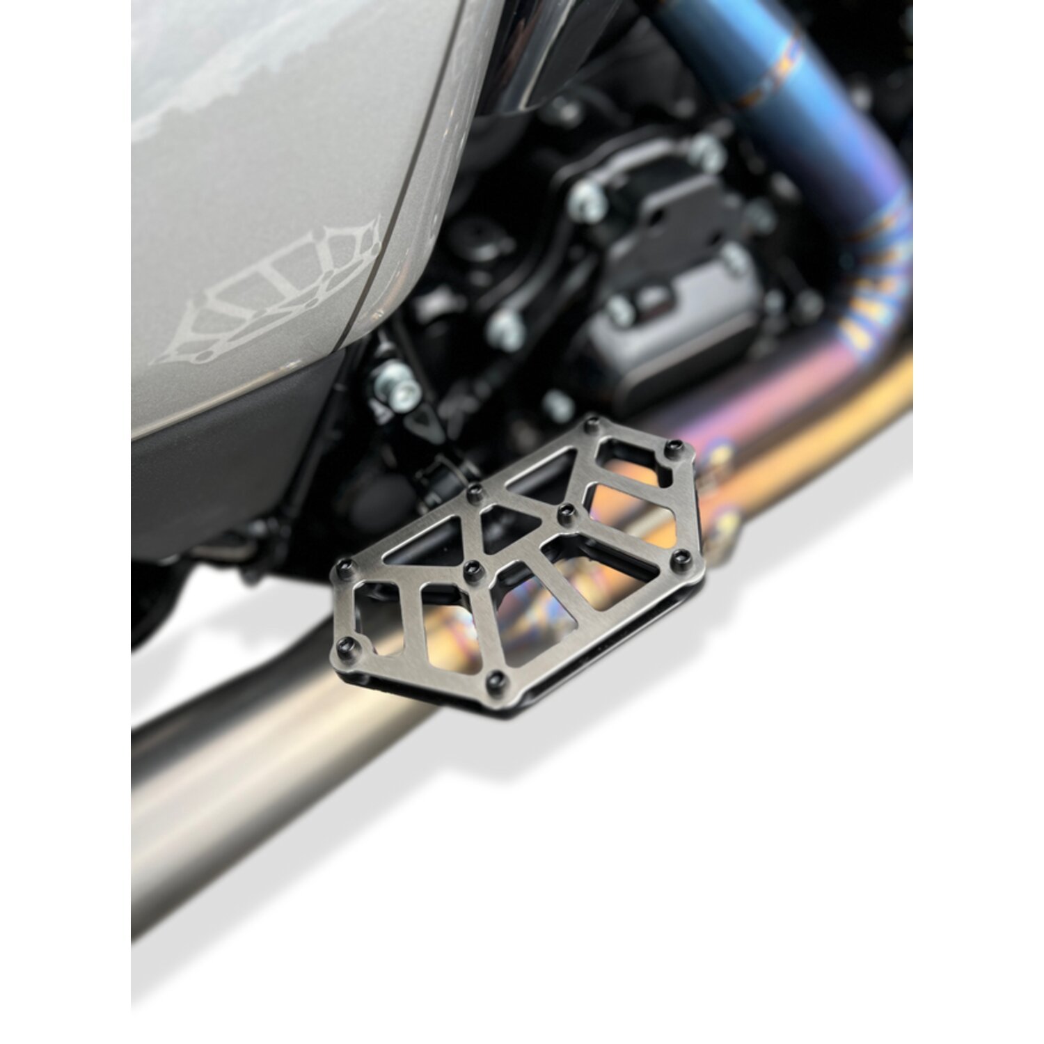 Kodlin, NXL Mini floorboards. Black & SS, Brushed