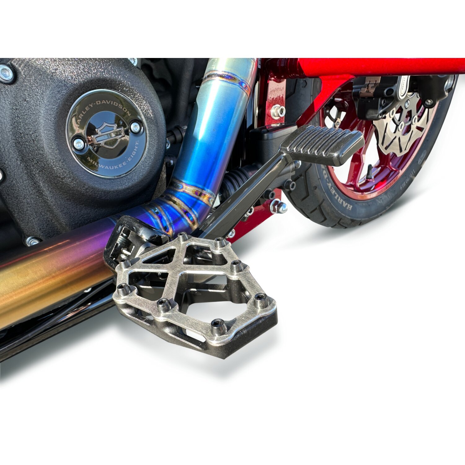Kodlin, NXL Footpegs, titanium, Brushed