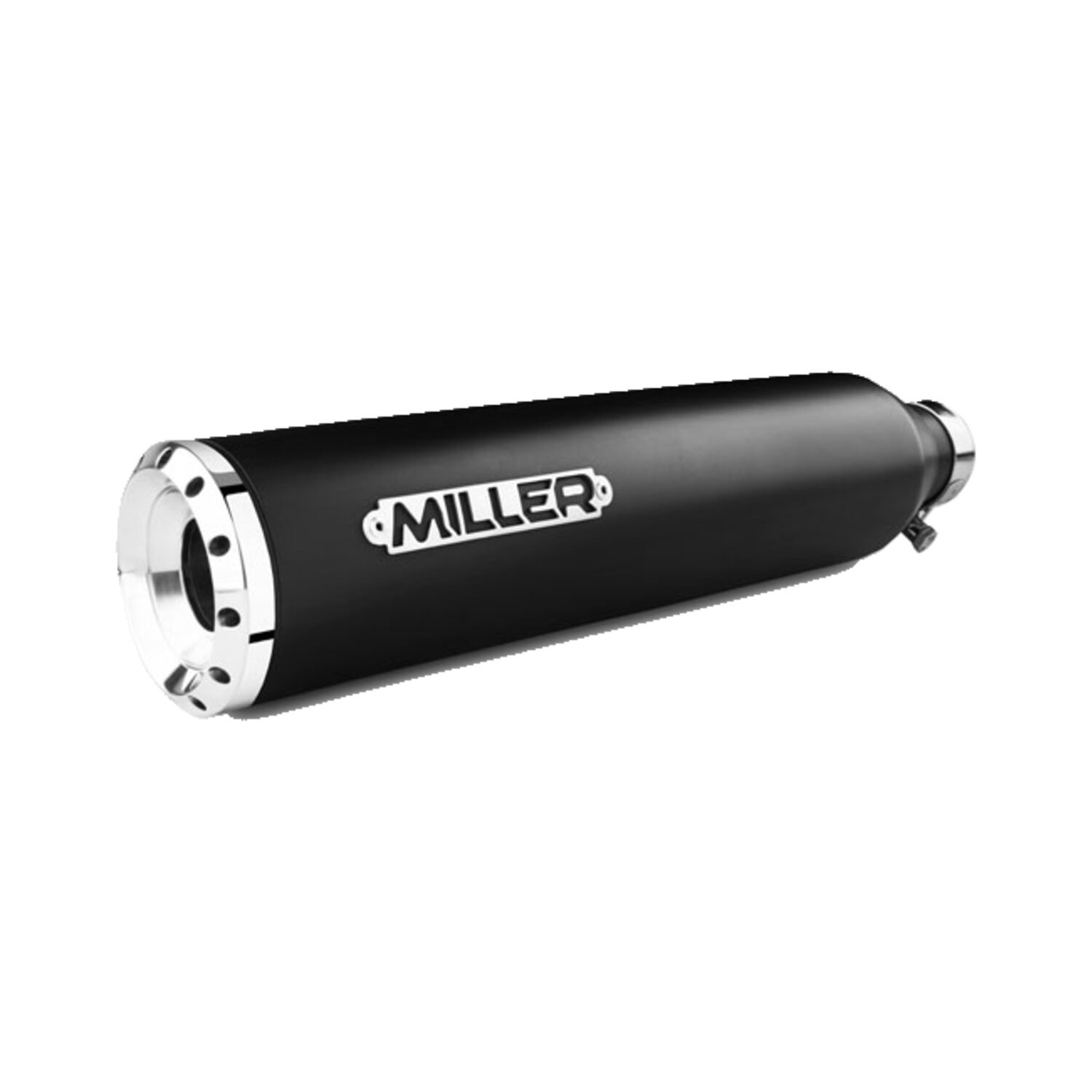 Miller, Yuma 1133ccm Euro 3 Slip-On mufflers, Black, Matte