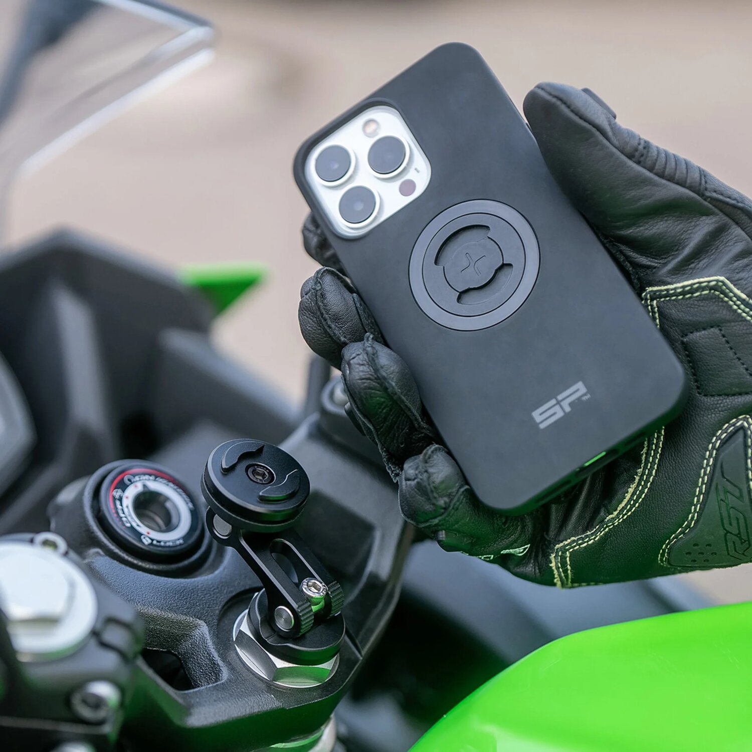 SP Connect, Moto Fork Stem Mount Pro, Black