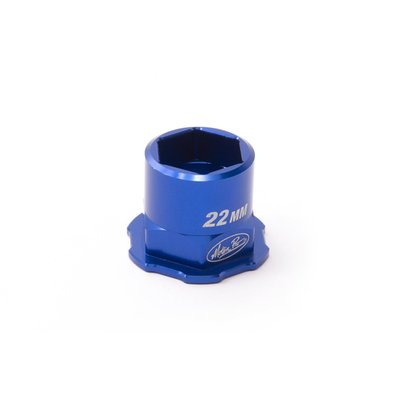 - For use with Motion Pro 30 mm T-6 Combo Lever
- Adapter fits 22 mm front axle nuts
- CNC machined from 6061 aluminum for precise fit and function
- Durable anodized finish with laser engraved markings