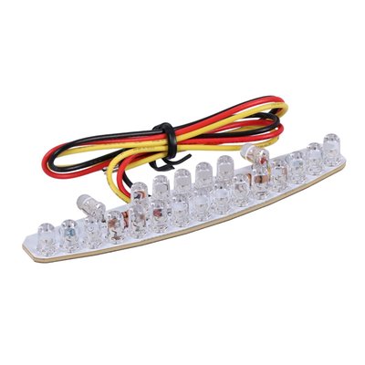 Insert for all CPV License Plate Bracket sidemount Arch taillight led.
With license plate lighting