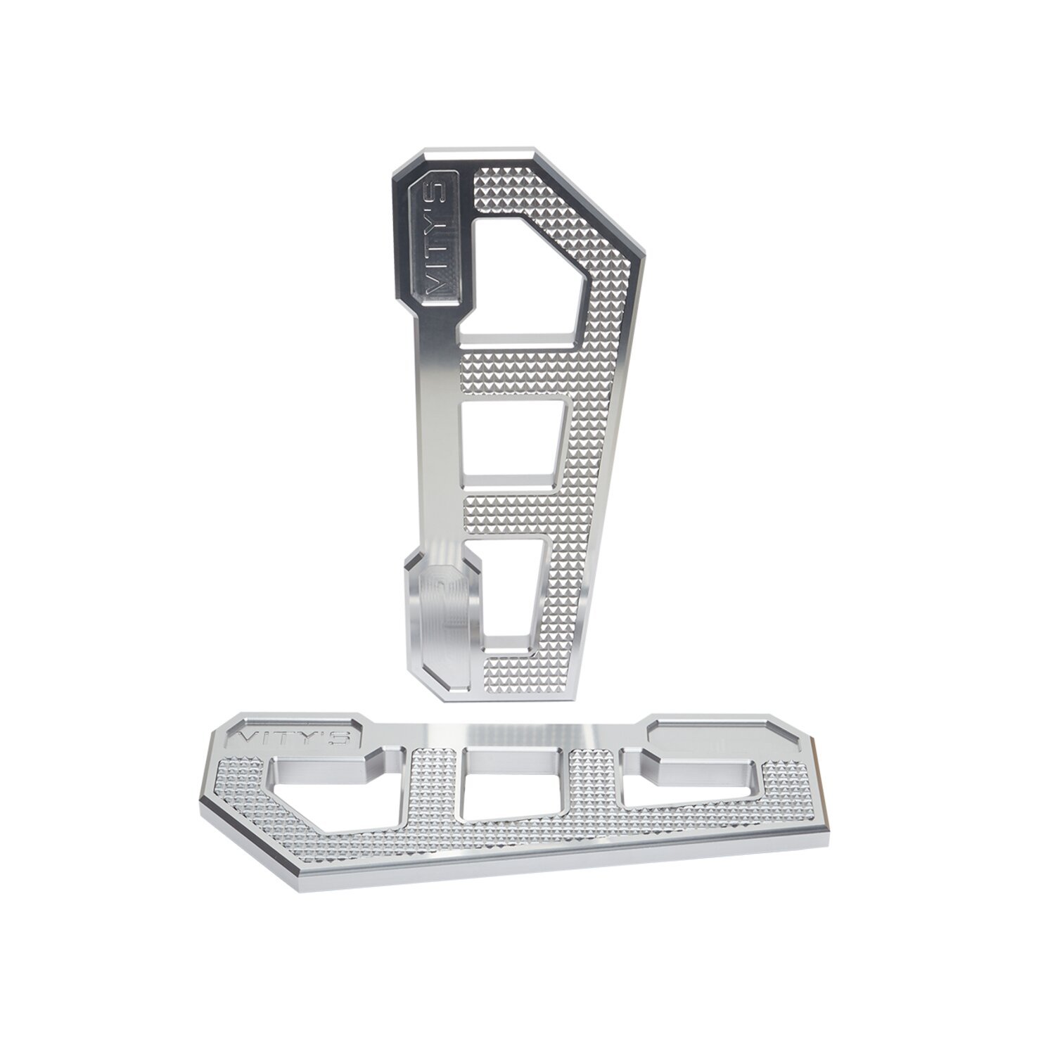 Vity's Design, Racing rider floorboards, Silver